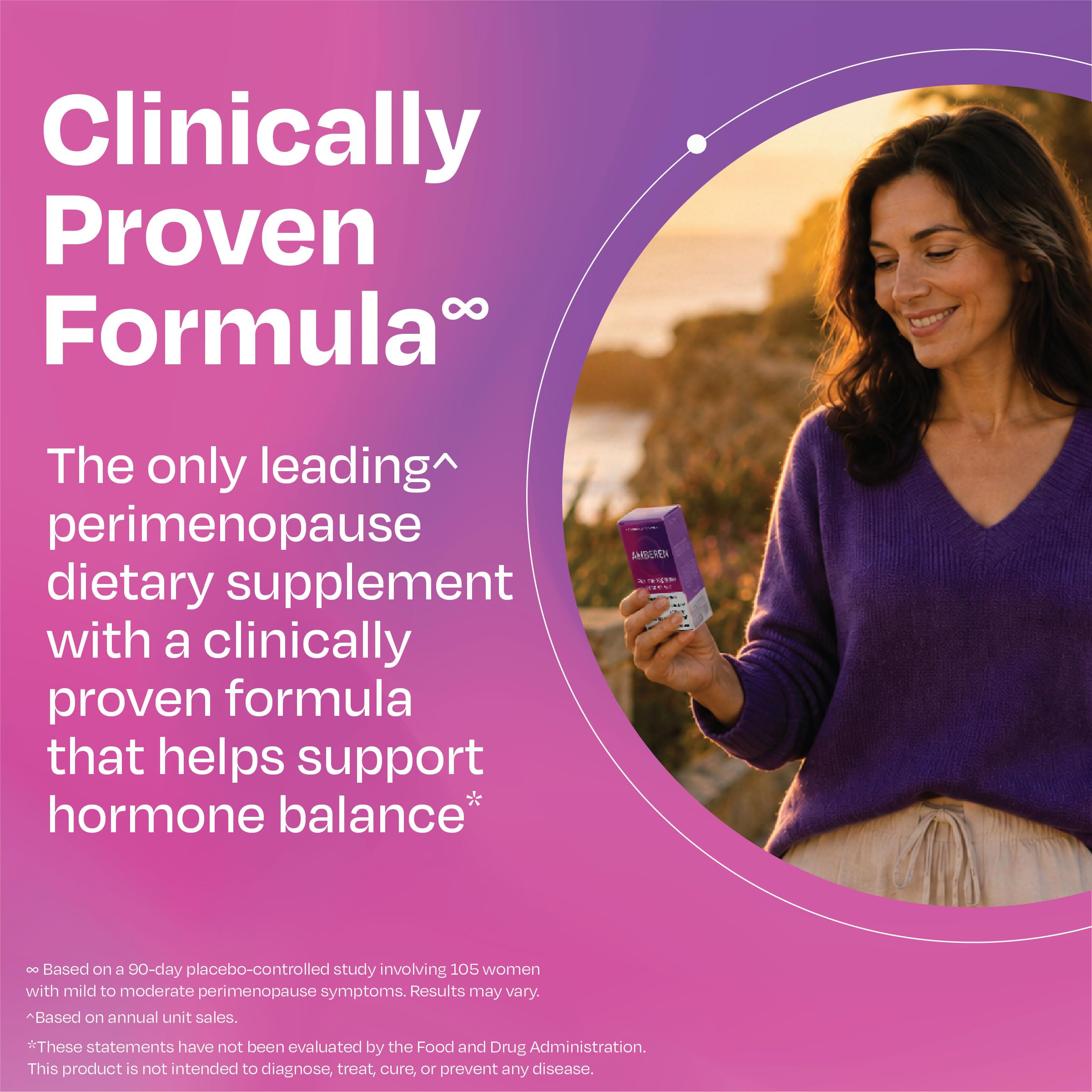 Amberen Perimenopause Supplement, Multi-Symptom Relief, 30 Day Supply — Amazon image 2