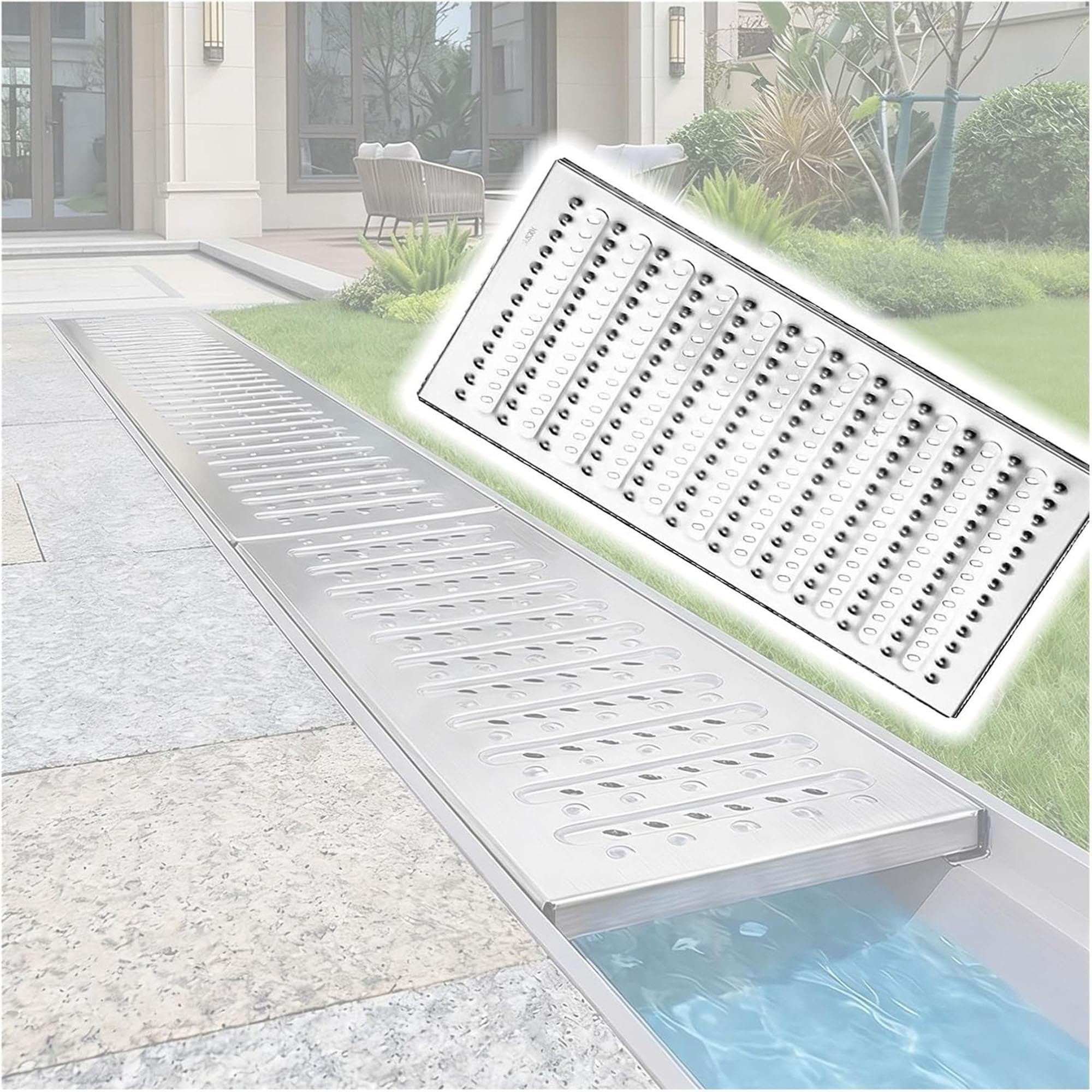 Outdoor Drain Grate Covers, 304 Stainless Steel