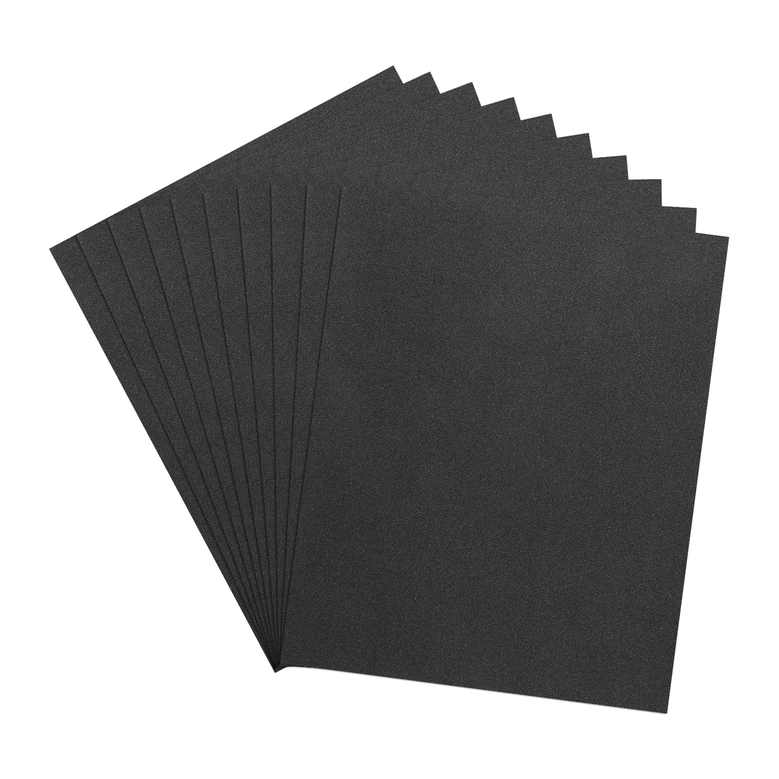 Rebower 10 Pcs 120 Grit Sandpaper, 9 x 11 Inch Sand Paper Silicon Carbide Abrasive Sanding Paper [ for Wood Craft & Furniture Repair & DIY Projects ]