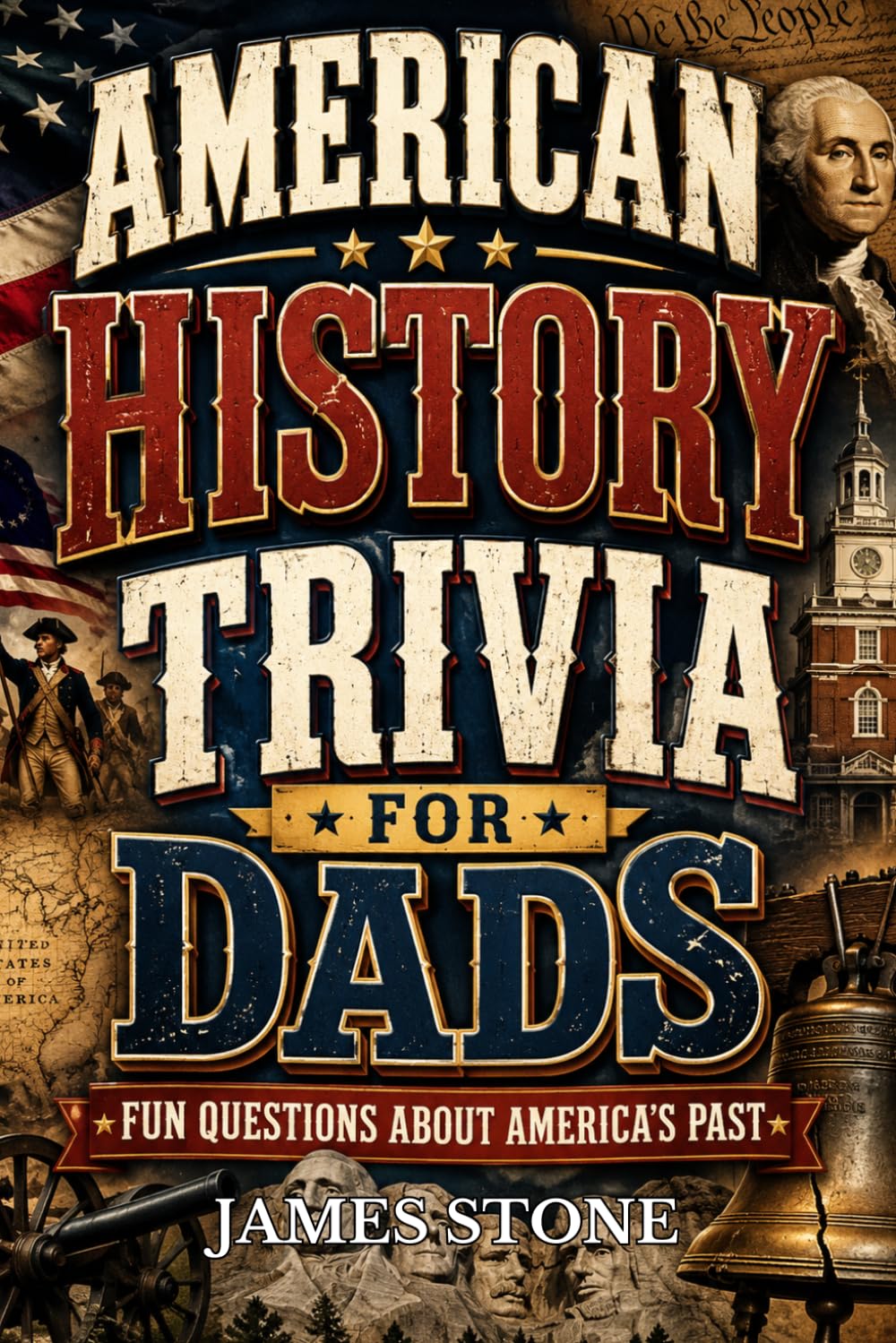 American History Trivia for Dads: Fun Questions About America’s Past for 4th of July, Patriotic Fun & Family Trivia