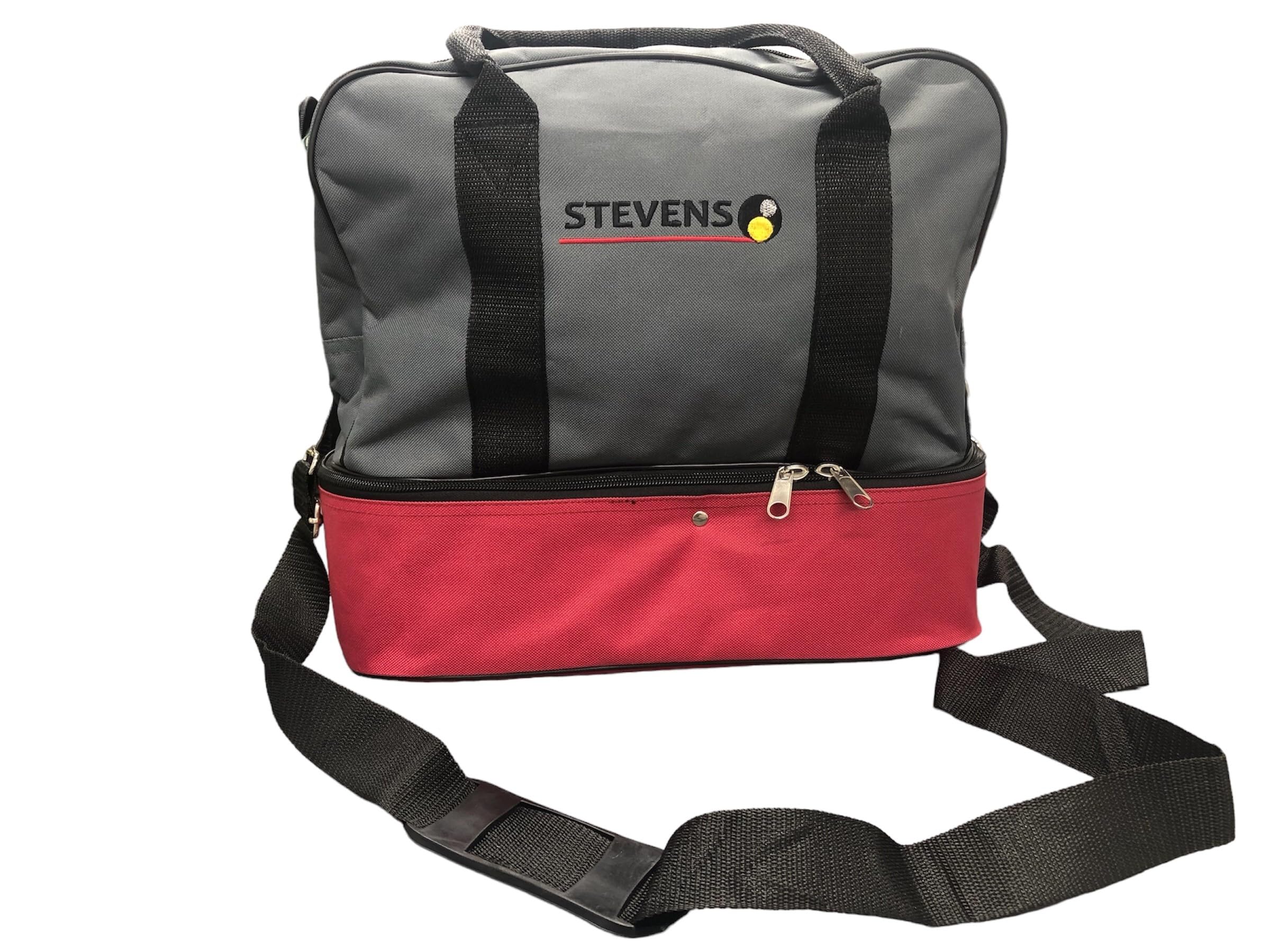 Stevens Bowls Macro 2 Bowl & Jack Bag (Grey/Pink)
