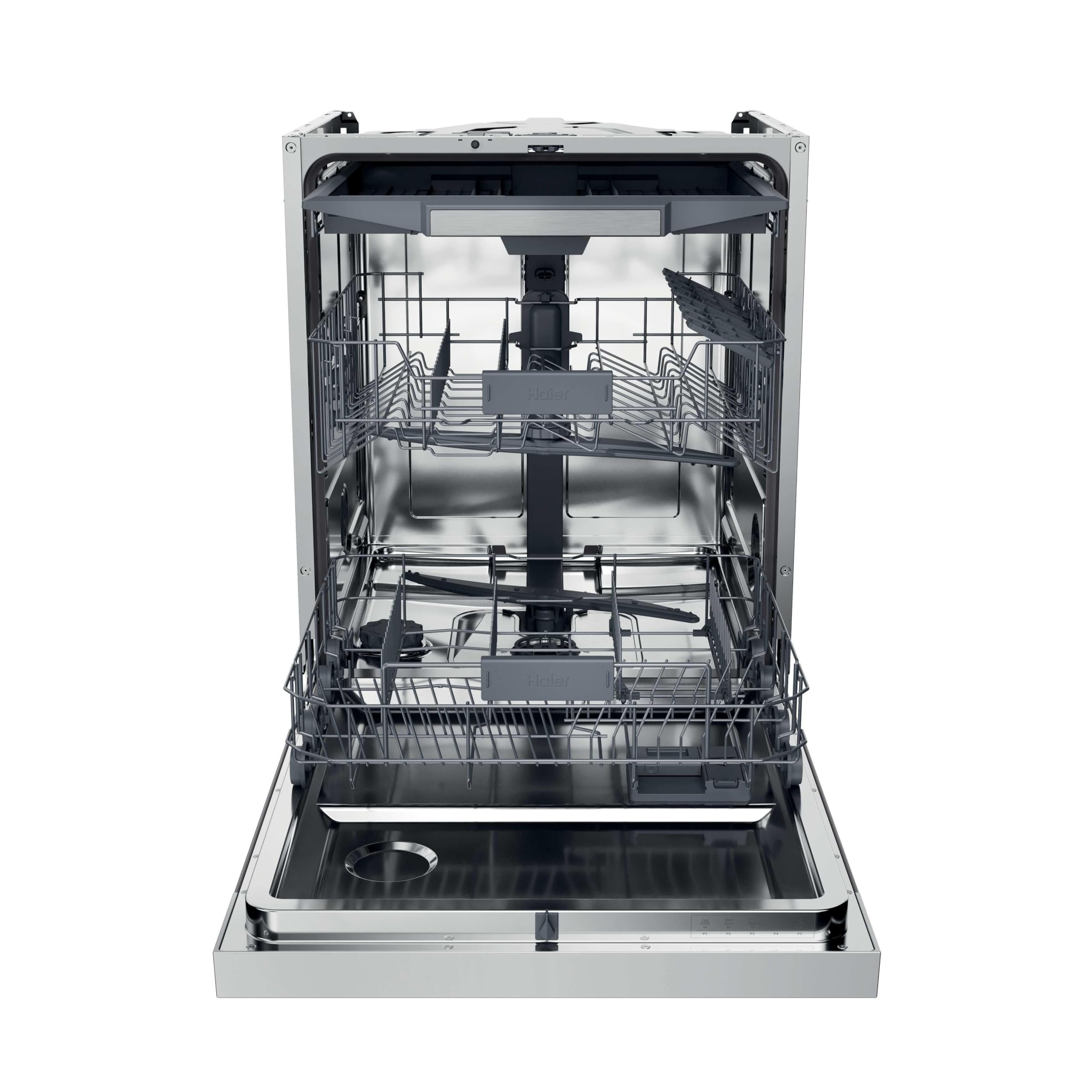 Haier Geschirrspüler teilintegriert 60 cm Washlens Plus Series 2 14 Maßgedecke 5 Programme automatische Türöffnung Besteckschublade leise XH 4C4F1S