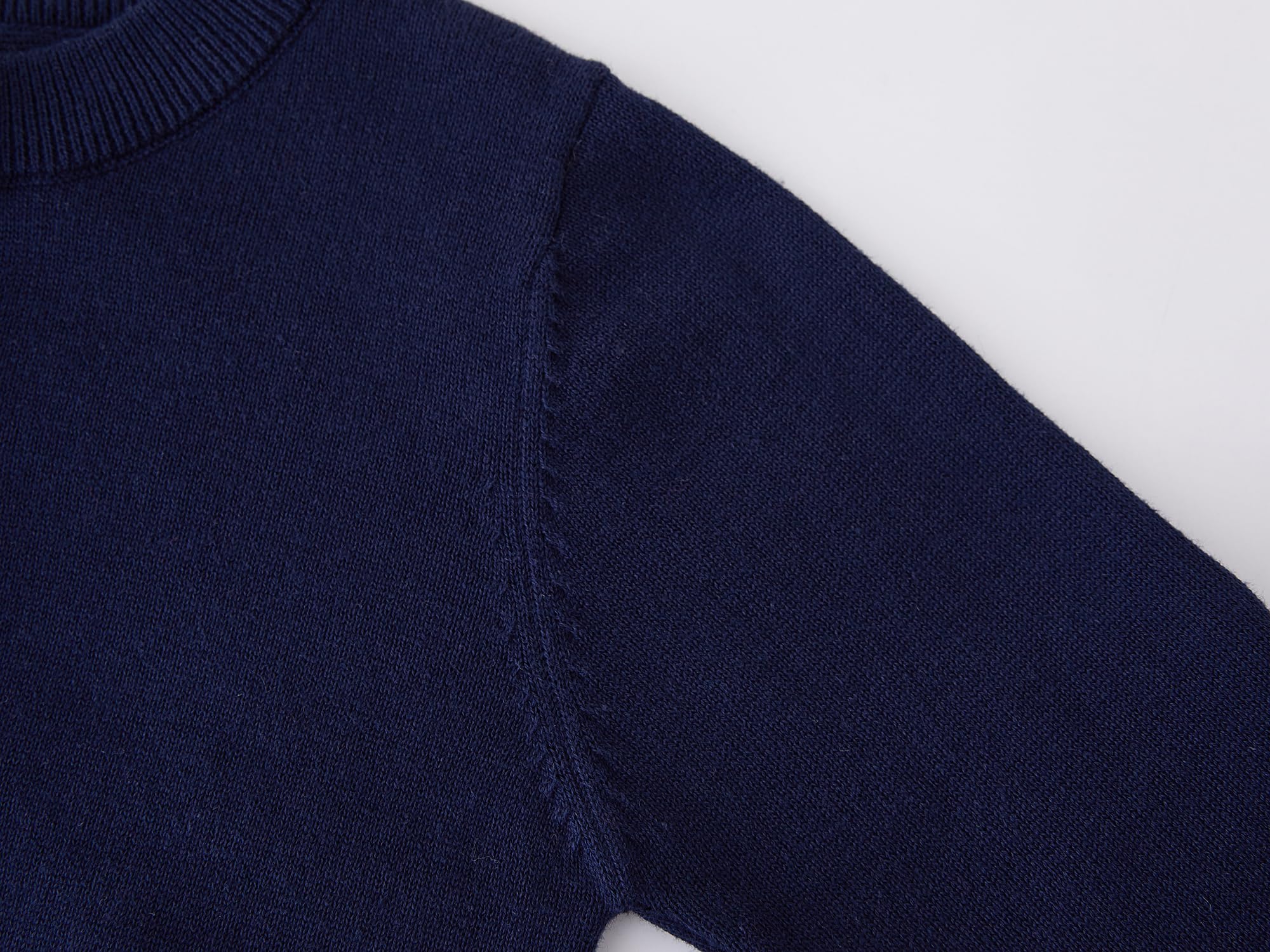 NewL Cardigan en coton à boutons solides à manches longues pour uniforme scolaire pour garçons et filles