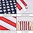 Universal Boat Flag Marine 16x24 with 4 Boat Flag Pole Kits USA Flag with 50 Embroidered Stars American