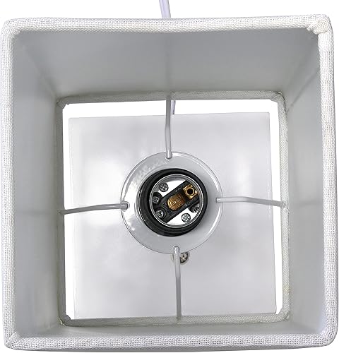 Miniatura 10 de Simple Designs LC2004-WOW-2PK Puerto de carga USB, juego de 2 lámparas de noche, color blanco