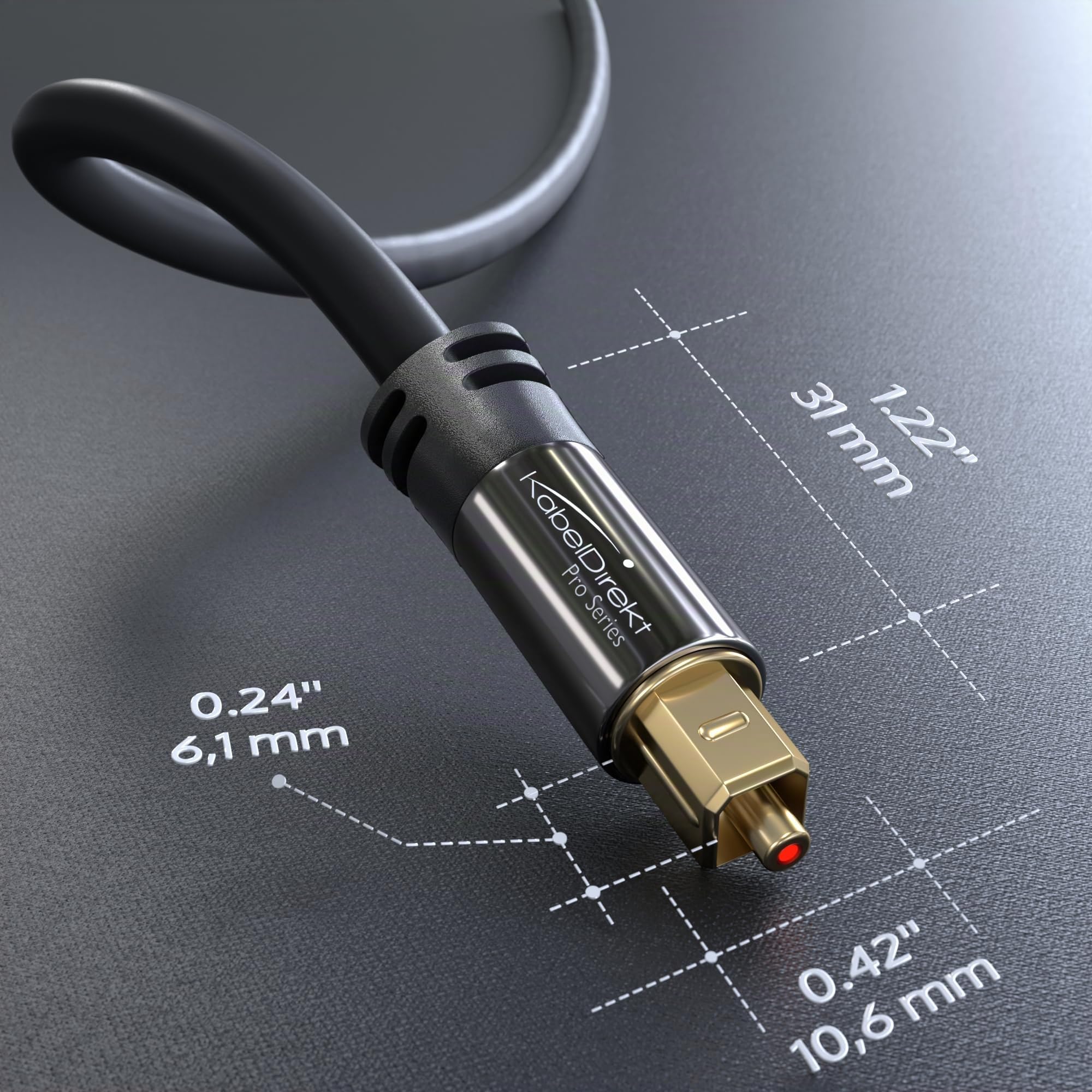 KabelDirekt – Optisches Audiokabel – Bild 7