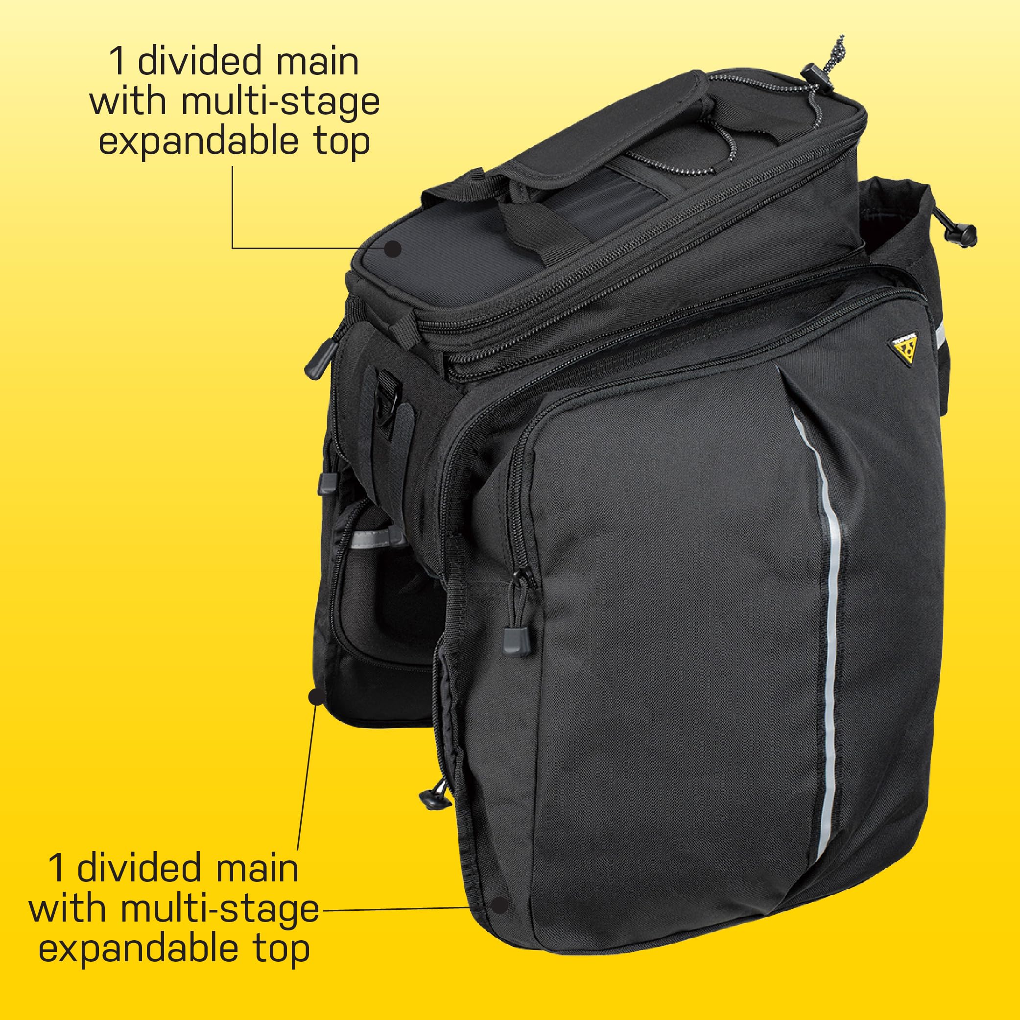 Amazon.co.jp: Topeak MTS TrunkBag DXP リア自転車バッグ 拡張パニア