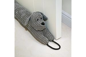 Marwood Under Door Draft Stopper: Decorative Draft Blocker for Doors and Windows
