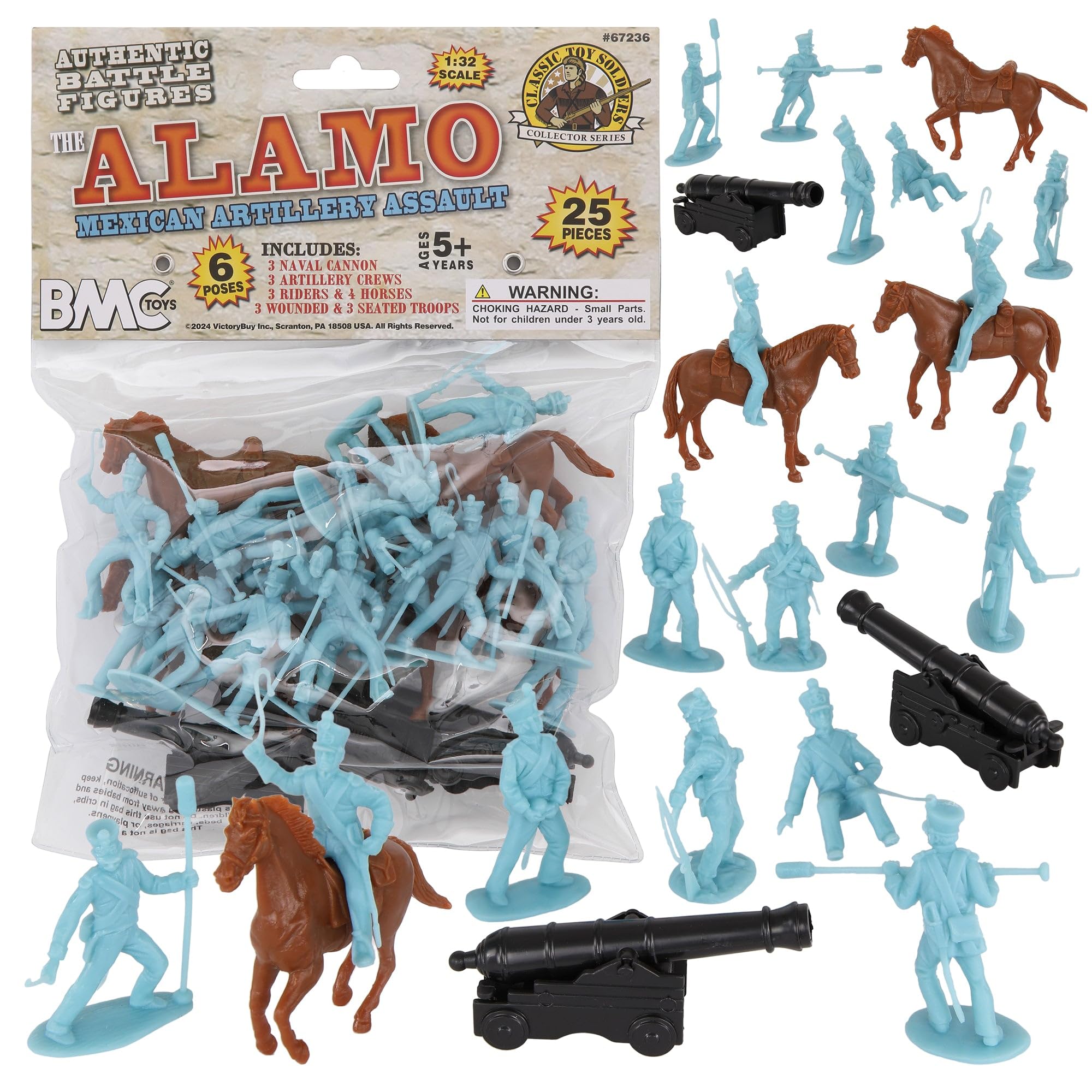 Amazon.com: BMC CTS Alamo Mexican Artillery - 25pc Powder Blue