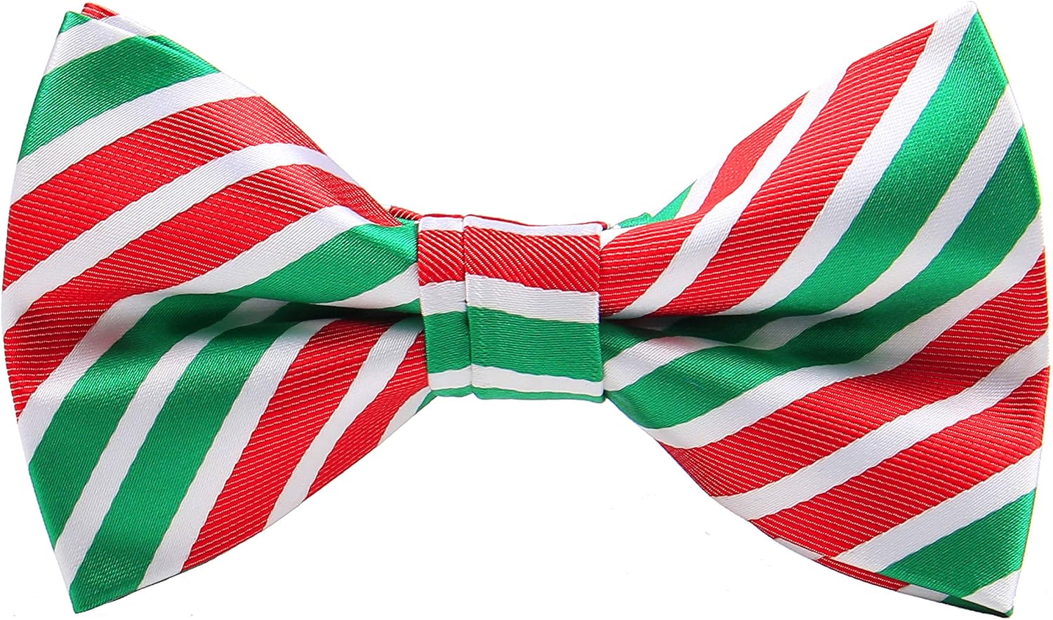 Mens Christmas Bow Tie Festival Theme Pattern Jacquard Woven Xmas Party Pre-Tied Bowties