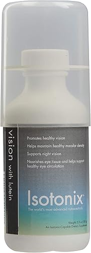 Isotonix Vision Formula con luteína, promueve una visión saludable, apoya la visión nocturna, apoya la circulación ocular saludable, promueve la