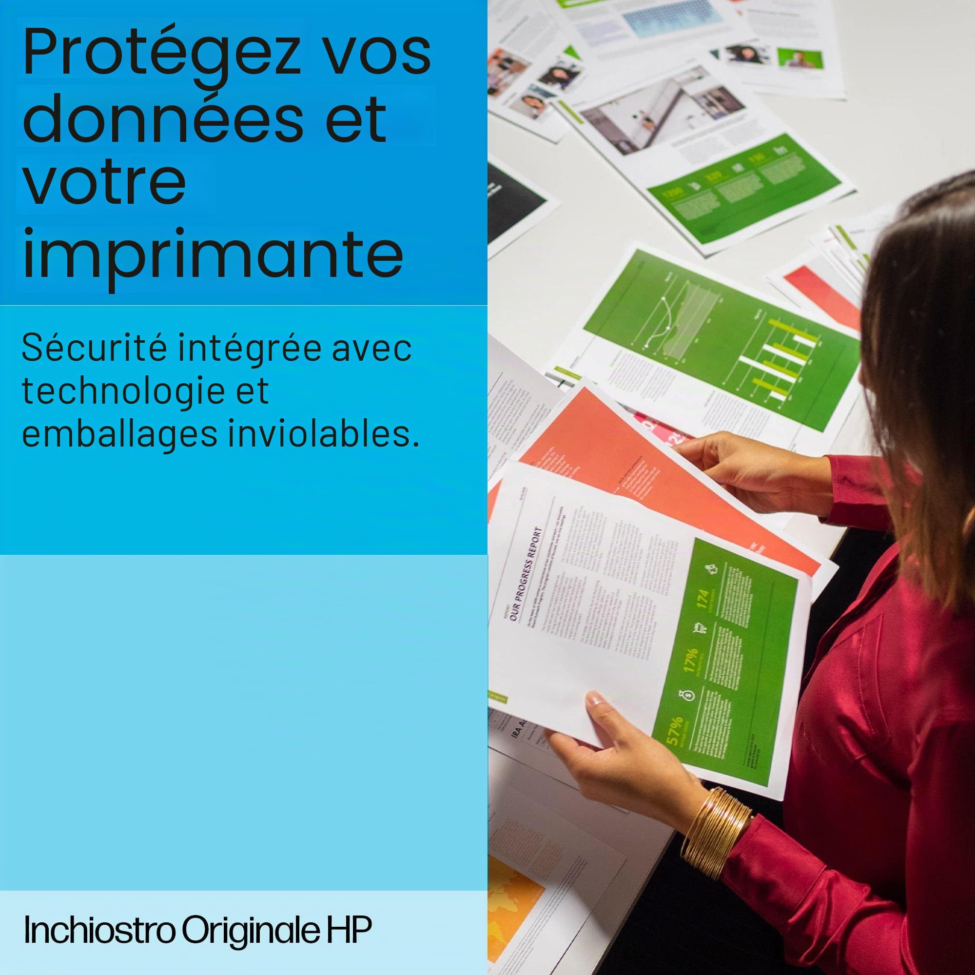 HP 364 Pack de 4 Cartouches d'Encre Cyan, Magenta, Jaune et Noire Authentiques (N9J73AE)