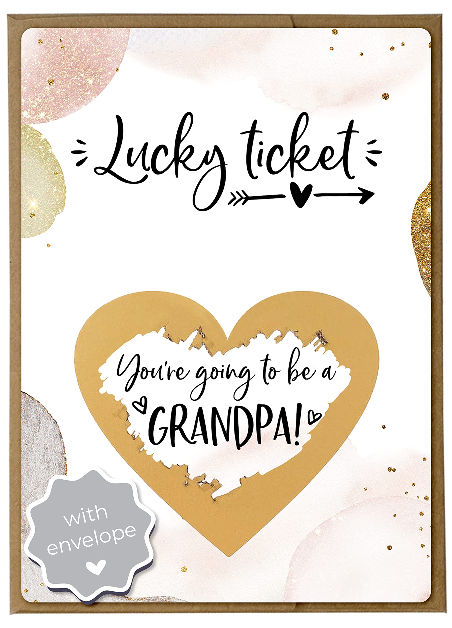 Joli Coon Pregnancy Announcement Scratch Card You're Going to Be a Grandpa