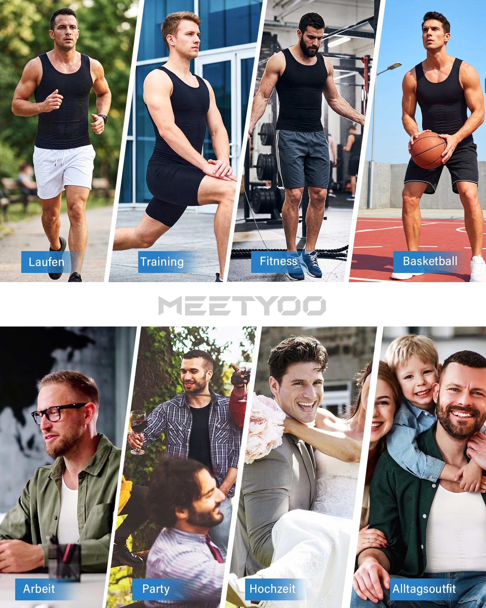 MEETYOO T-Shirt Uomo