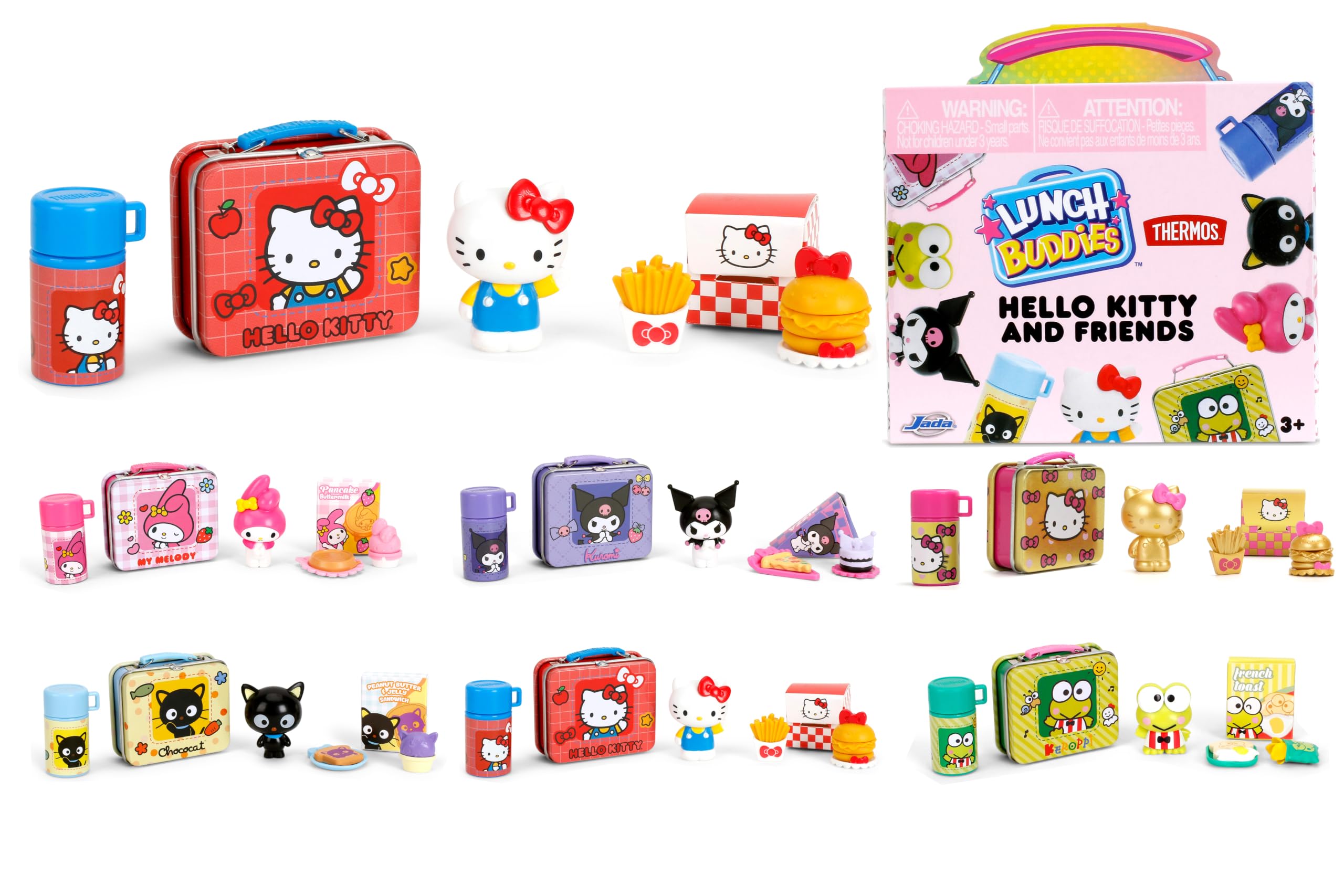 Jada Lunch Buddies – Collectible Mini Tin with Thermos, Figure