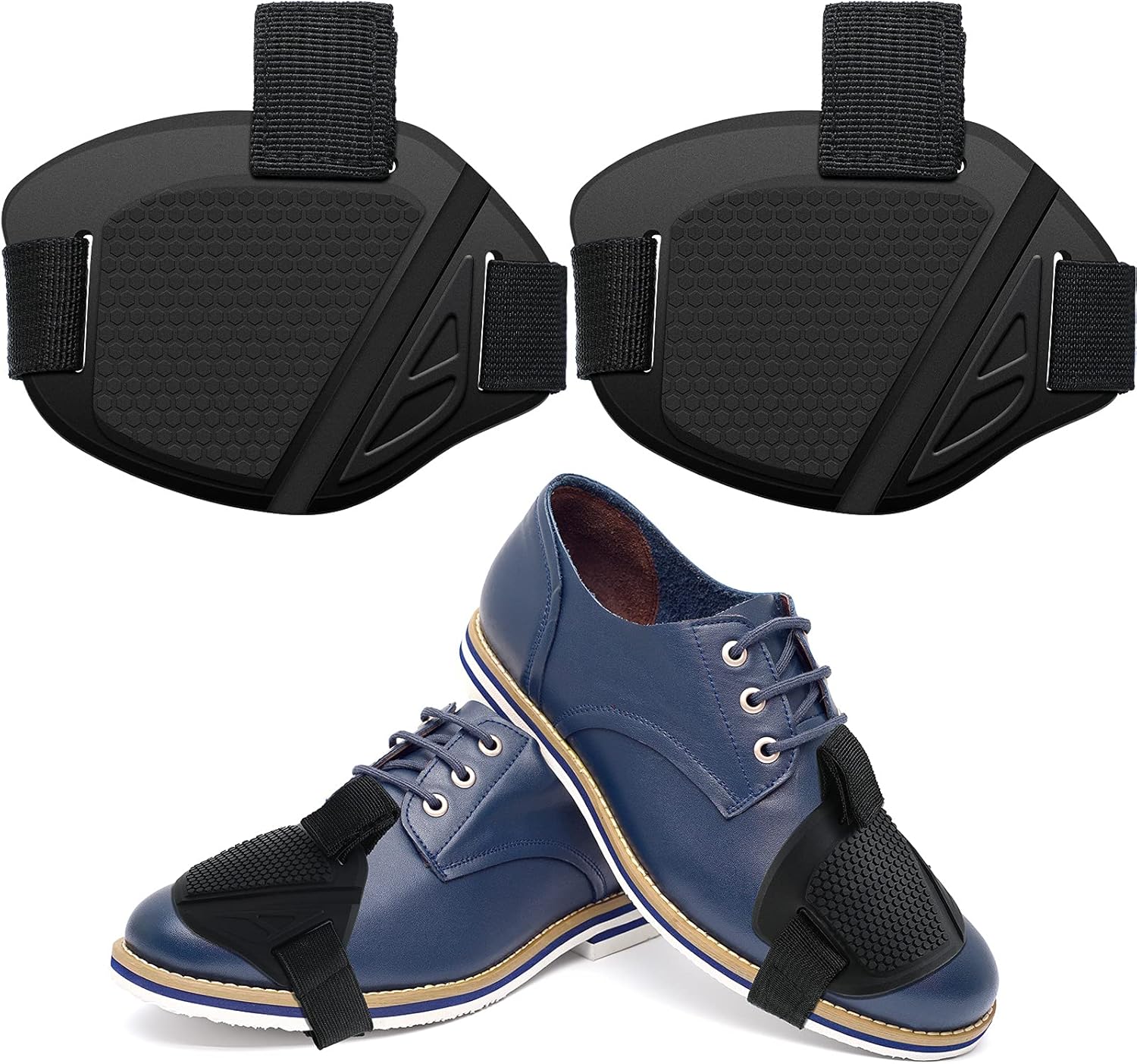 2 Pieces Black Motorcycle Shoe Protector Motorcycle Shifter
