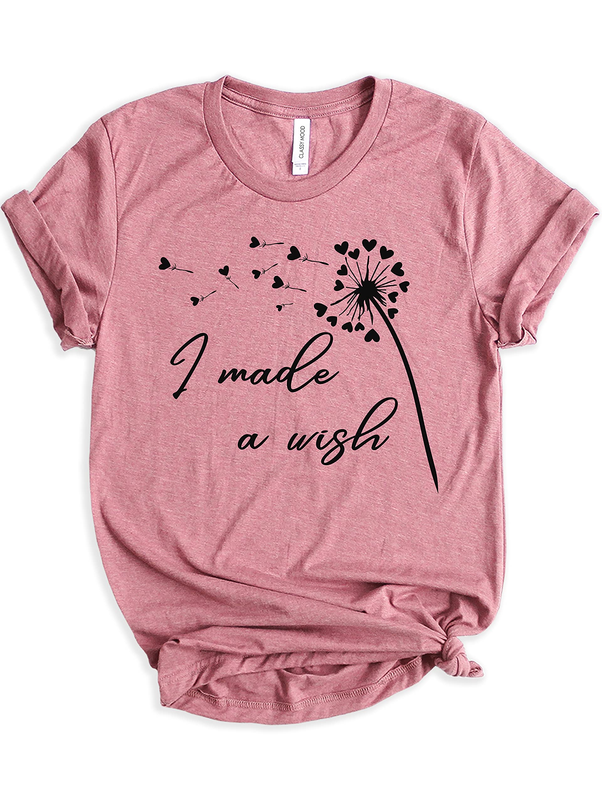 Teeny Fox I Made a Wish I Came True Mother Daughter Matching Outfits Mom and Me Cute Family Shirts