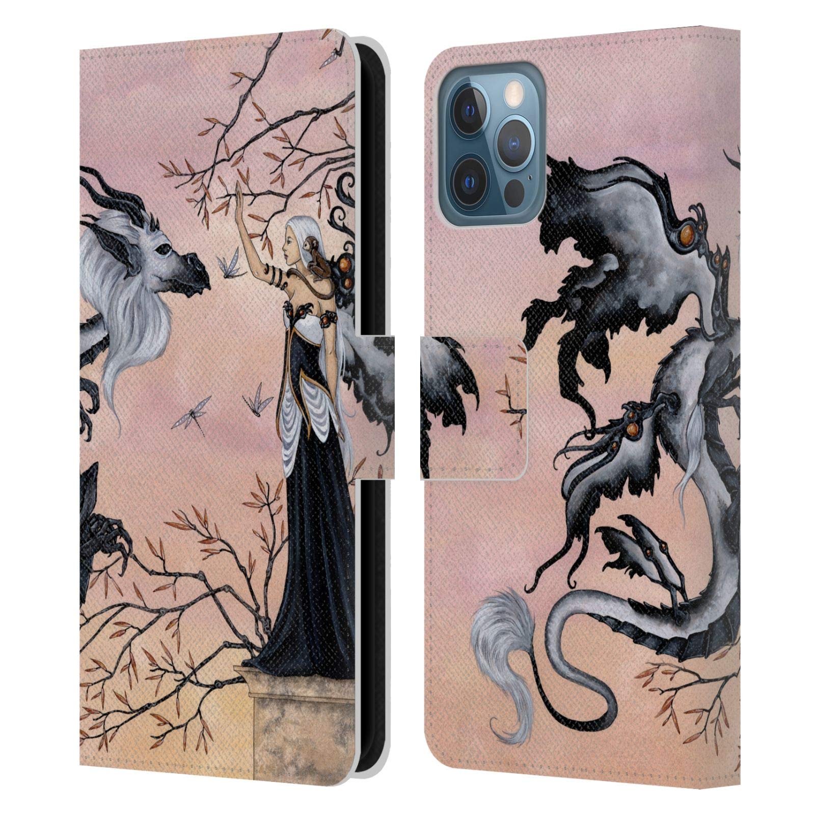 Funda tipo libro para iPhone 12 Pro que protege la pantalla y guarda tarjetas 7