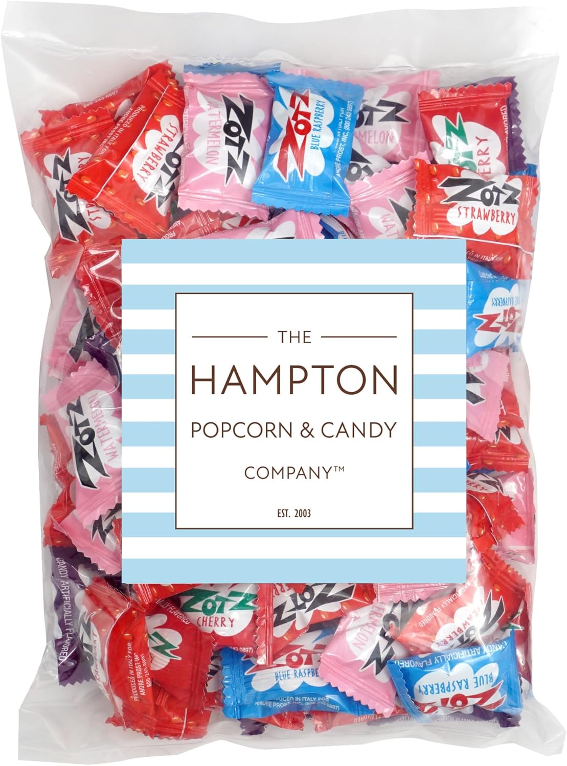 Zotz Fizz Candy, 2lb Bulk Bag, 5 Assorted Flavors