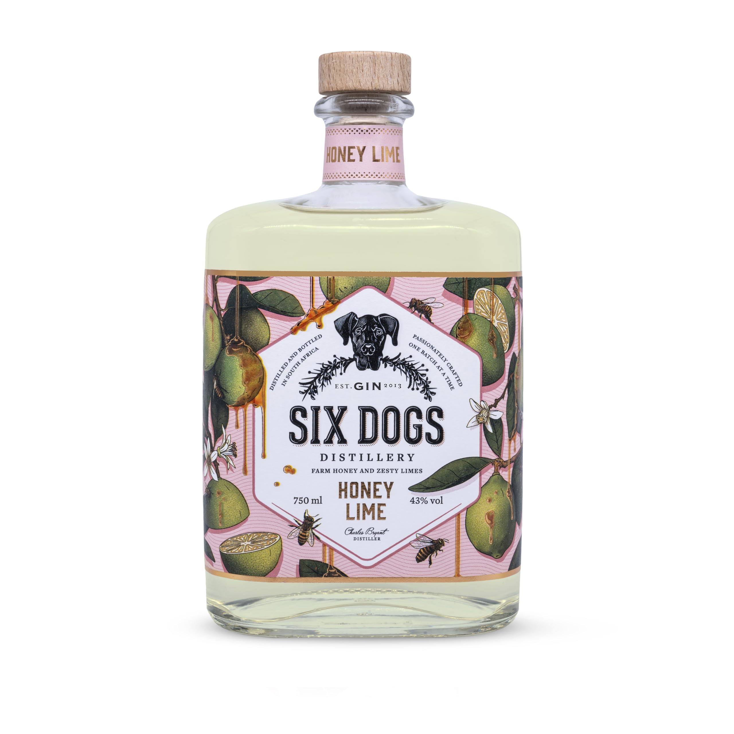 Six Dogs Honey Lime + GP 0,7L (43% Vol.)