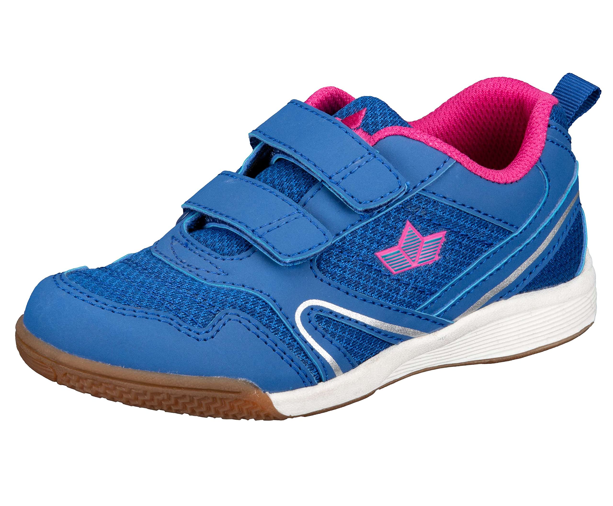 Lico Mädchen Boulder V Hallenturnschuh, blau/pink, 32 EU