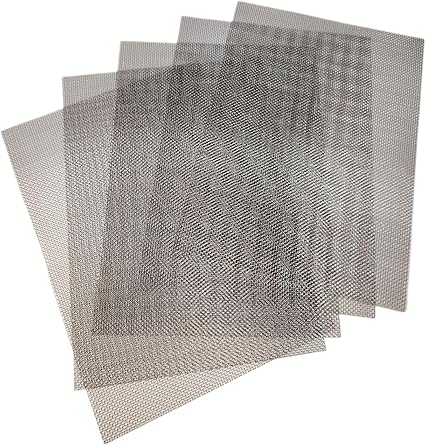 Reinforcing Stainless Steel Mesh for Bumper Kayak Thermoplastic Repairs Use with Plastic Welding Kit 5 Pcs