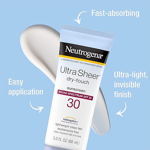 Miniatura 3 de Neutrogena Ultra Sheer Dry-Touch Sunblock, SPF 45, 3 onzas fluidas (3.0fl oz)