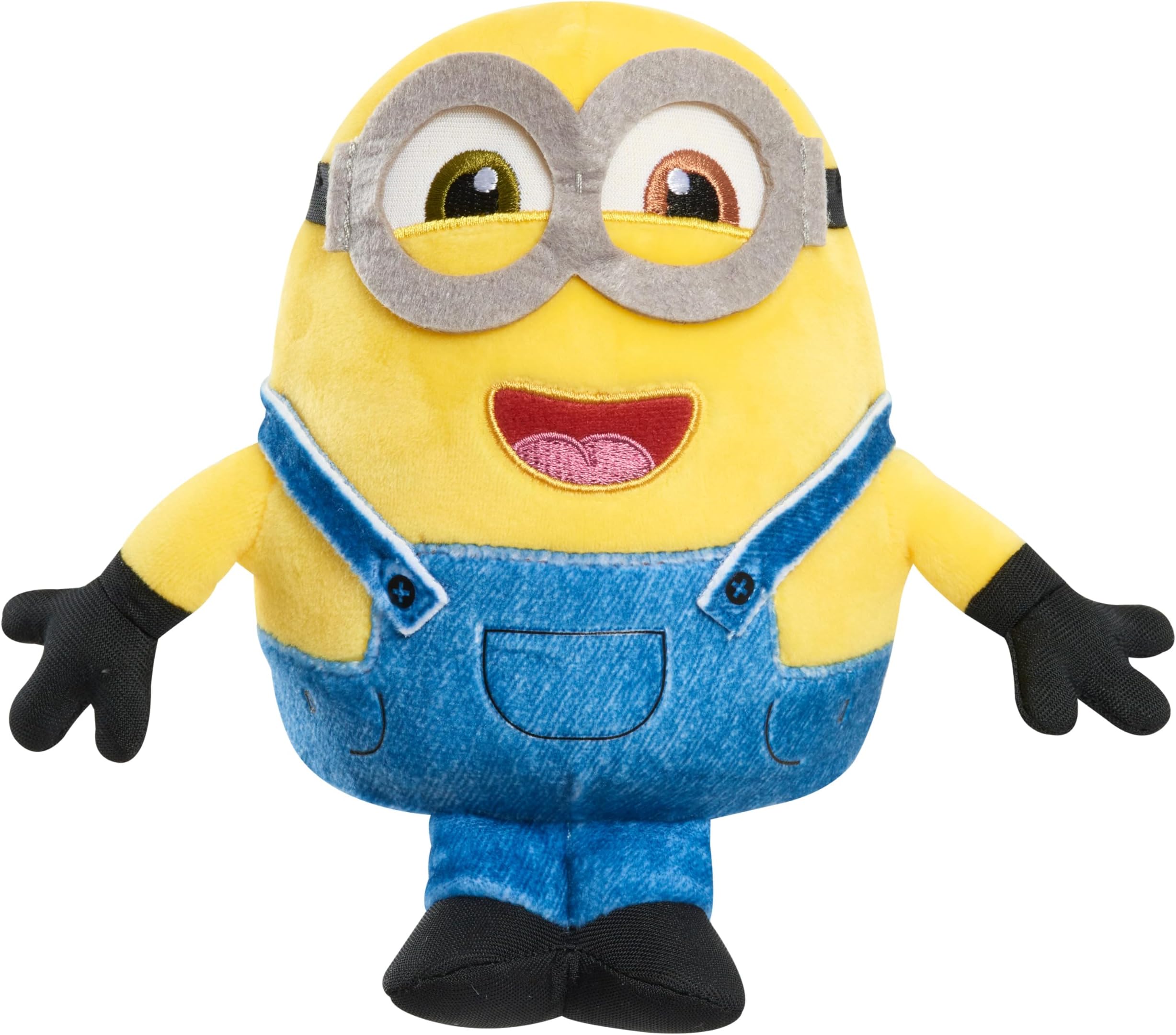Just Play Illumination's Minions: The Rise of Gru Small Tactile Plush Bob, Kids Toys for Ages 3 Up