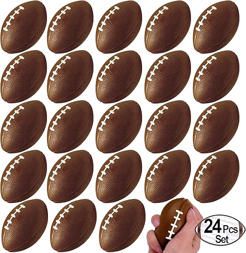 Miniatura 5 de Wall2Wall Mini pelotas deportivas para niños, juguete de fiesta, fútbol, espuma para apretar para el estrés, aliviar la ansiedad, relajación.