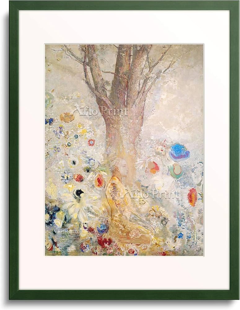 オディロン ルドン、【フォンタラビの小路】大判・希少画集画より