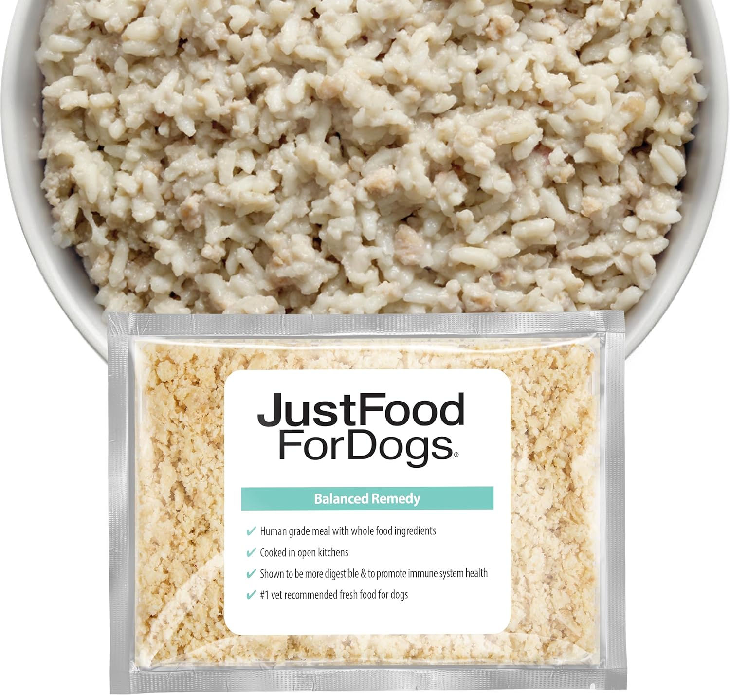 Frozen fresh dog food for sensitive stomachs, 18 oz × 21