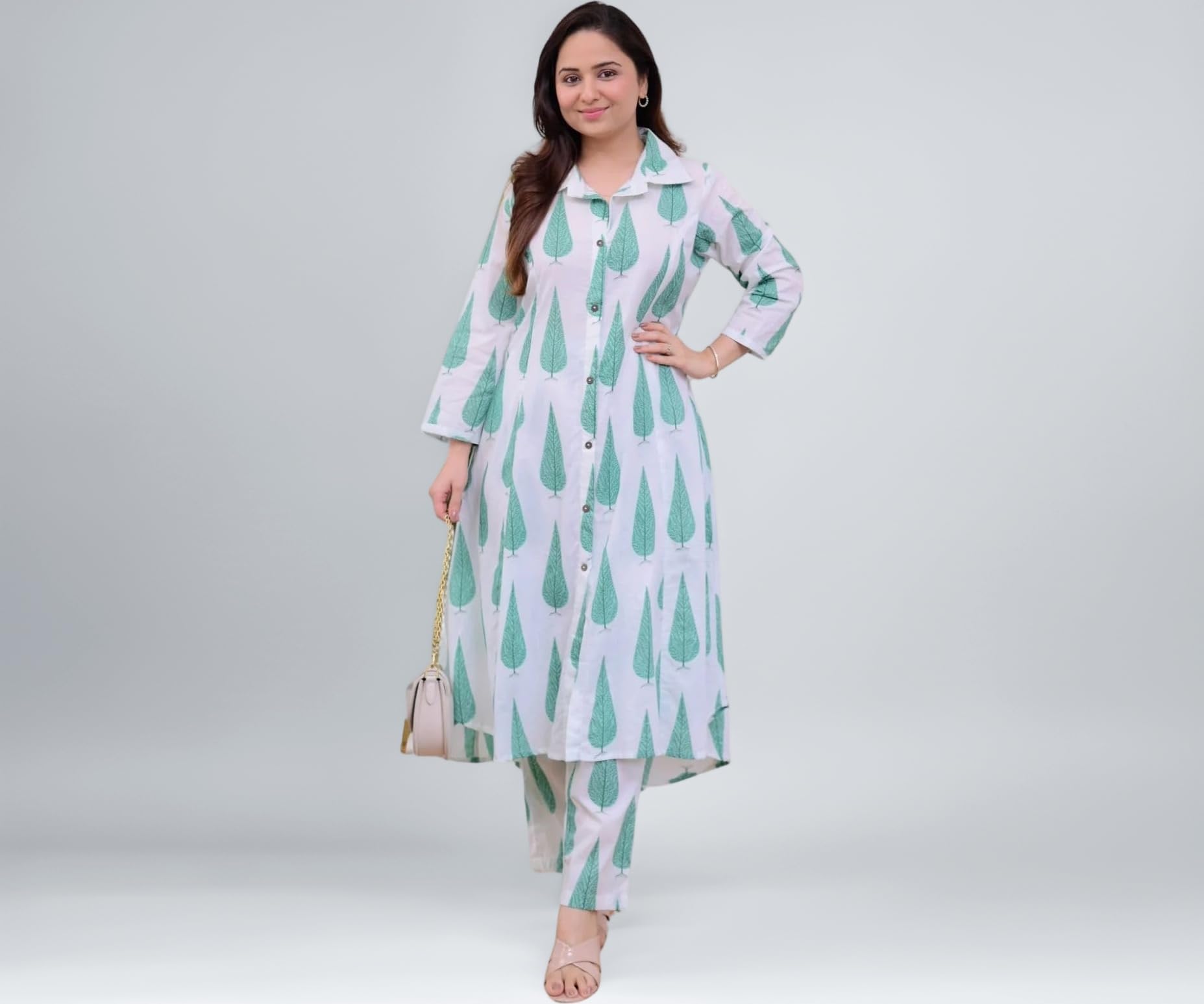 Leriya Fashion Co-ord Set for Women Stylish | Kurta Sets for Woman | Short Kurti for Woman Latest | Anarkali Suit For Women | Festive Ethnic Indian Traditional Outfit for Functions & Puja