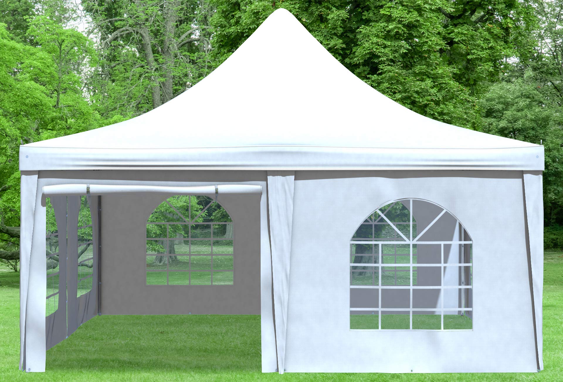 stabile zelte 5x5 Stabilezelte Gartenpavillon 5x5m mit Seitenteilen Arabica Pagodenzelt PVC Weiss Schraubenfarbe:Aureate Glow Philipp Plein Handschuhe Aus sh-rc903