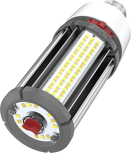 Miniatura 4 de Satco S23151 Hi-Pro - Lámpara LED de mazorca de maíz seleccionable de temperatura de color y potencia de color, reemplazo HID, 27W/22W/18W,