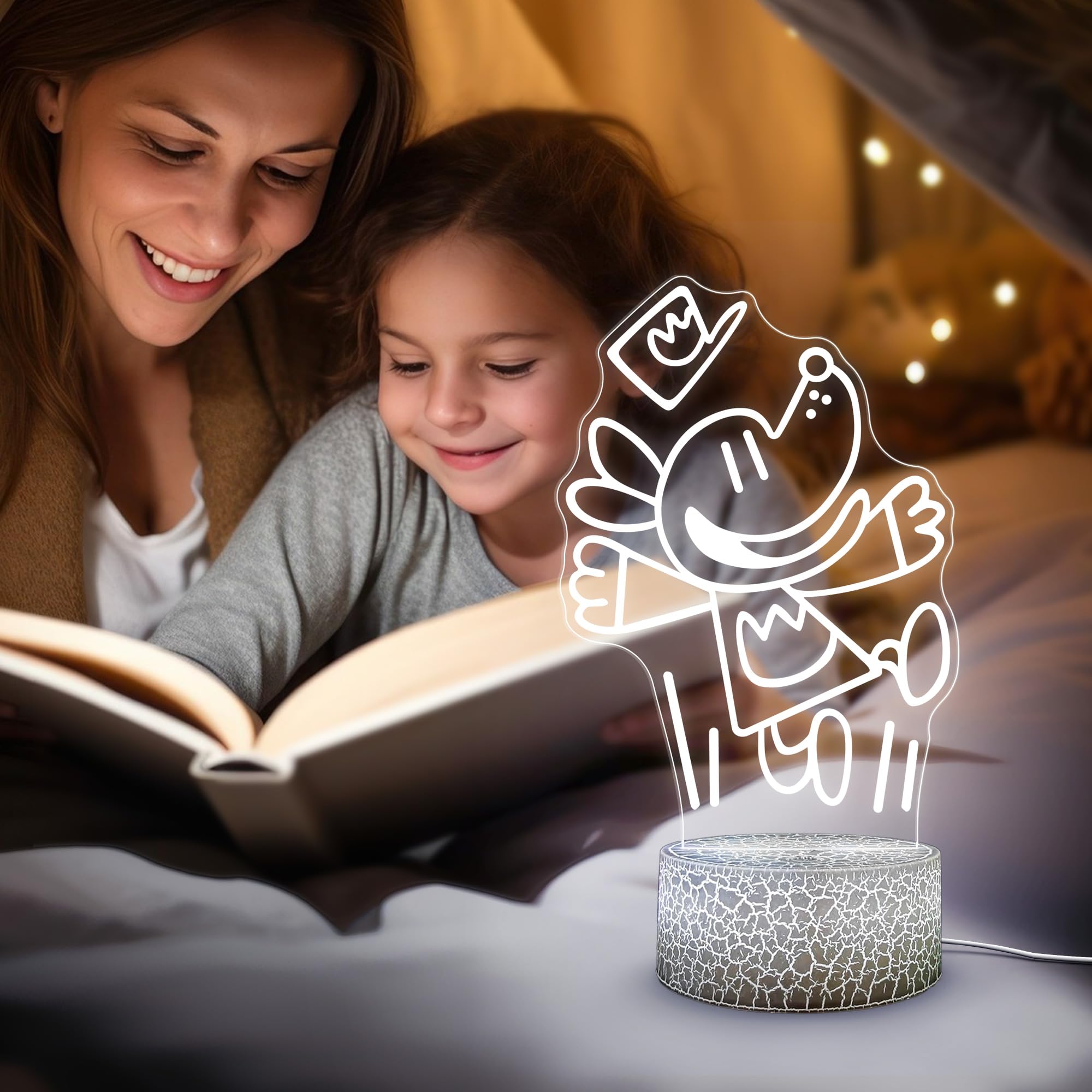  Man - man グッズ　BD アルバム　フォト　ペンライト WMAT Officially Licensed Dog Man Night Light - 7 Color LED 3D