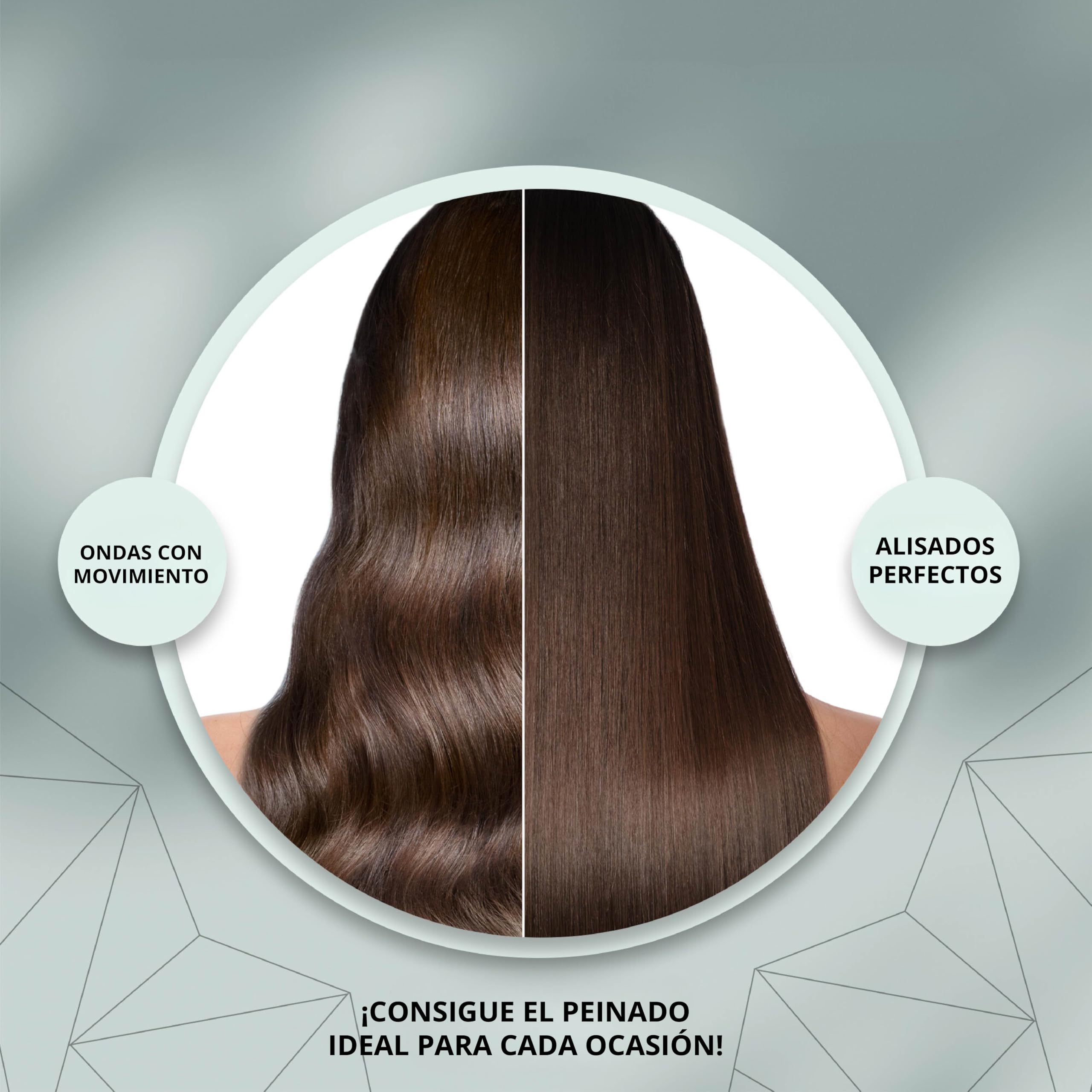 Corioliss C-Style | Plancha del Pelo | Placas de Titanio | Control de Temperatura 165º-220º | Iónica | Alisado Ondas | Incluye Cepillo Paddle | Calentamiento 30 Seg | Cable Giratorio | Leopard Gold