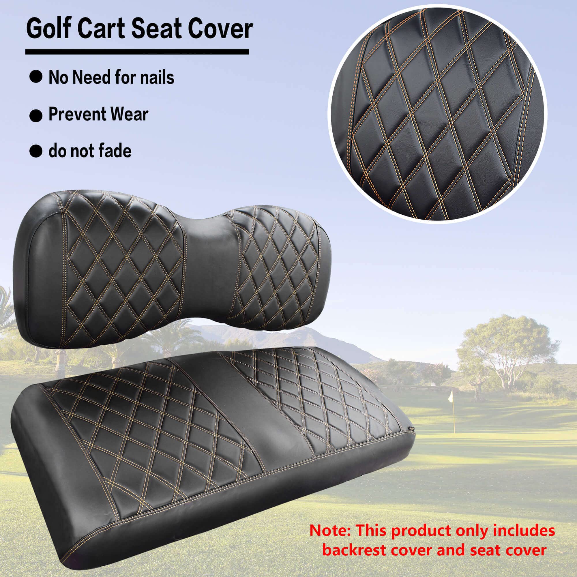 Amazon.com : NOKINS Golf Cart Seat Cover Kit for Yamaha Drive