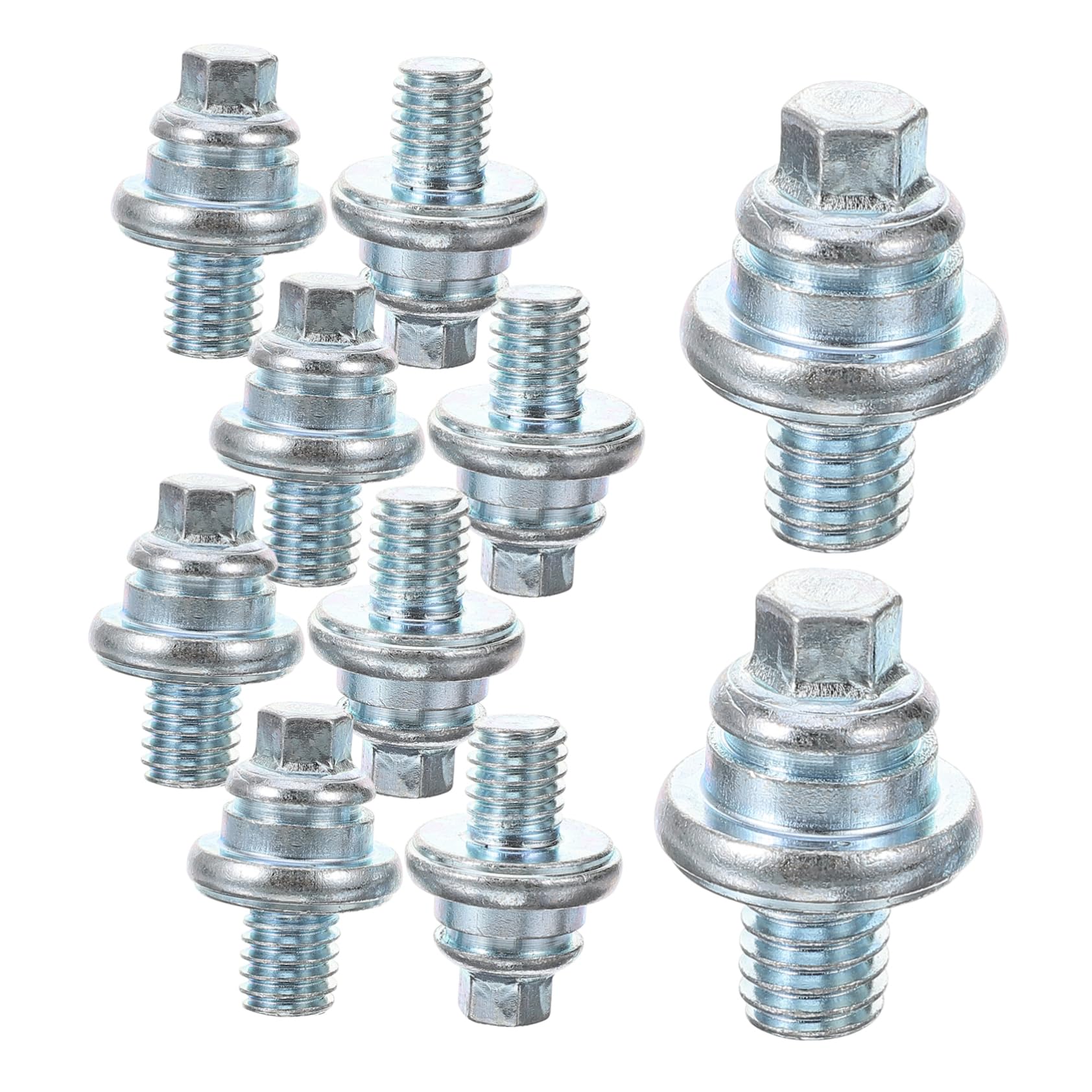 Gatuida 50piezas Terminal De Batería De Coche Juego De Tornillos Galvanizados Resistentes Al Desgaste Fácil Instalación Uso Interior y Exterior Compatible Conectores De Batería