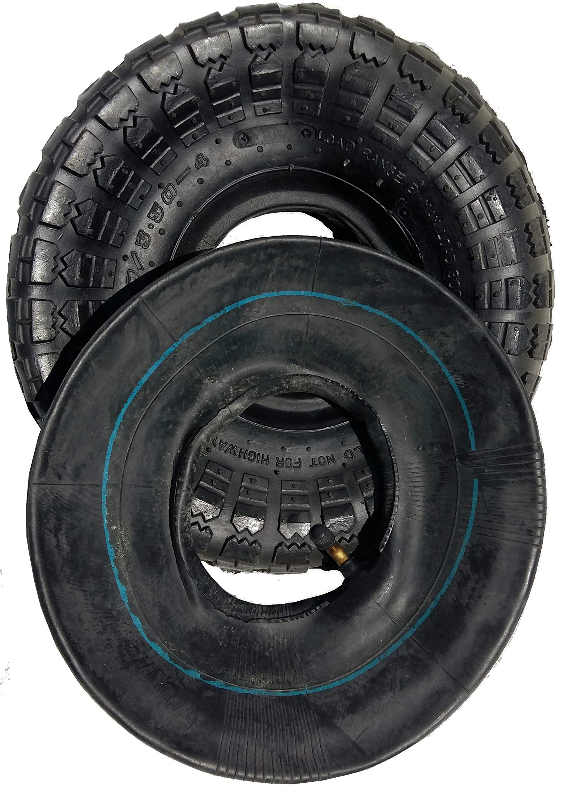 Zestaw dętka + opona 4.10/3.50‑4 do 10″ koła pneumatycznego – pasuje do felgi 4″ – do taczki, wózka ogrodowego – wytrzymała guma – udźwig do 60 kg
