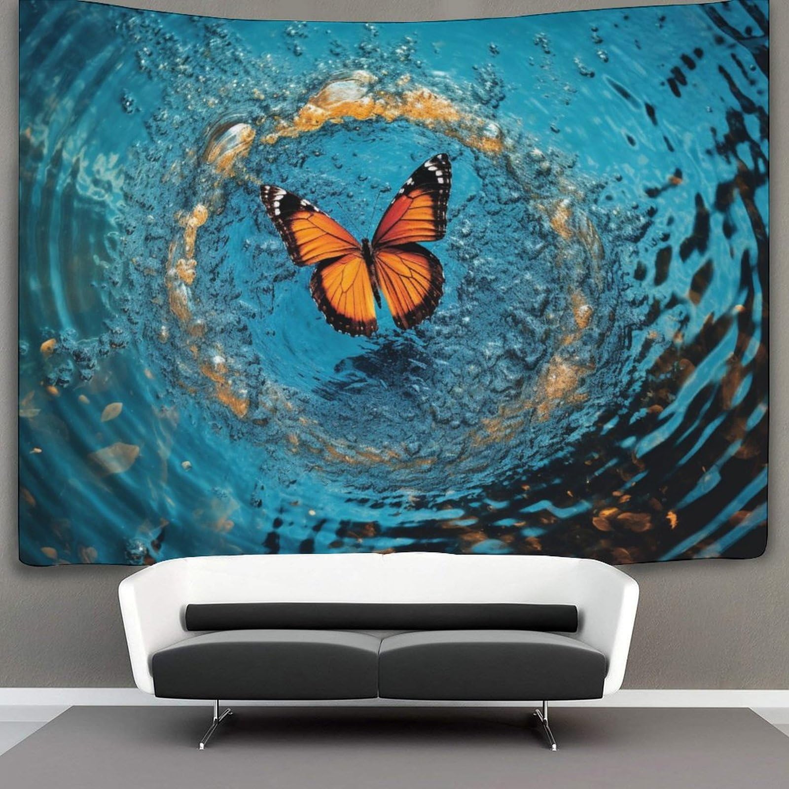 kaiyun Butterfly Tapestry, Wall Hanging,Wall Art for Bedroom Aesthetic Home Decoration for Living Roombedroom 180cmx230cm