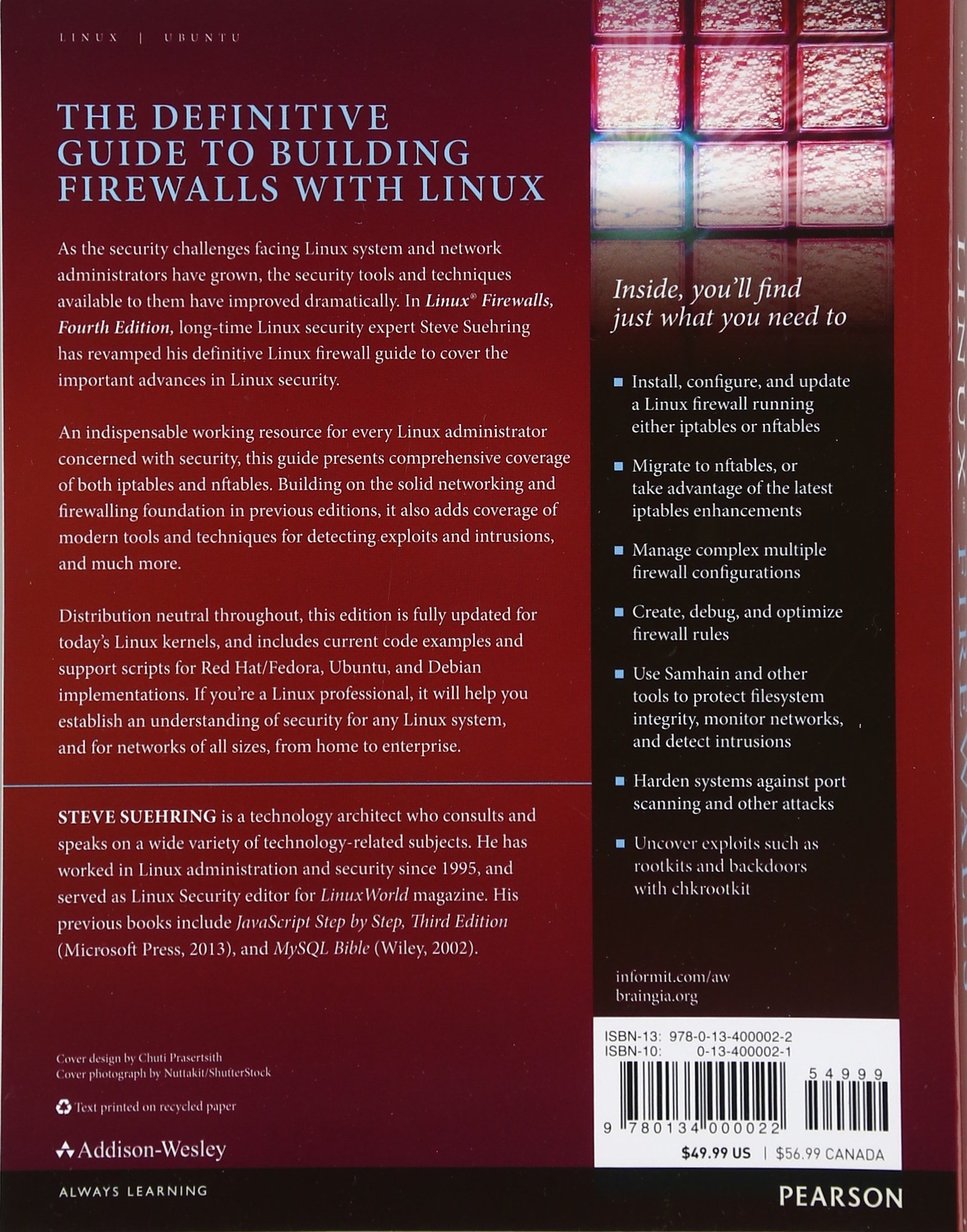 Linux Firewalls: Enhancing Security with nftables and Beyond: Enhancing Security with nftables and Beyond (4th Edition)