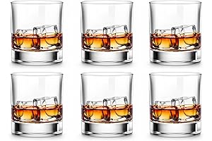 LUXU Whiskey Glasses - Premium High Ball Glasses for Scotch, Bourbon, and Cocktails