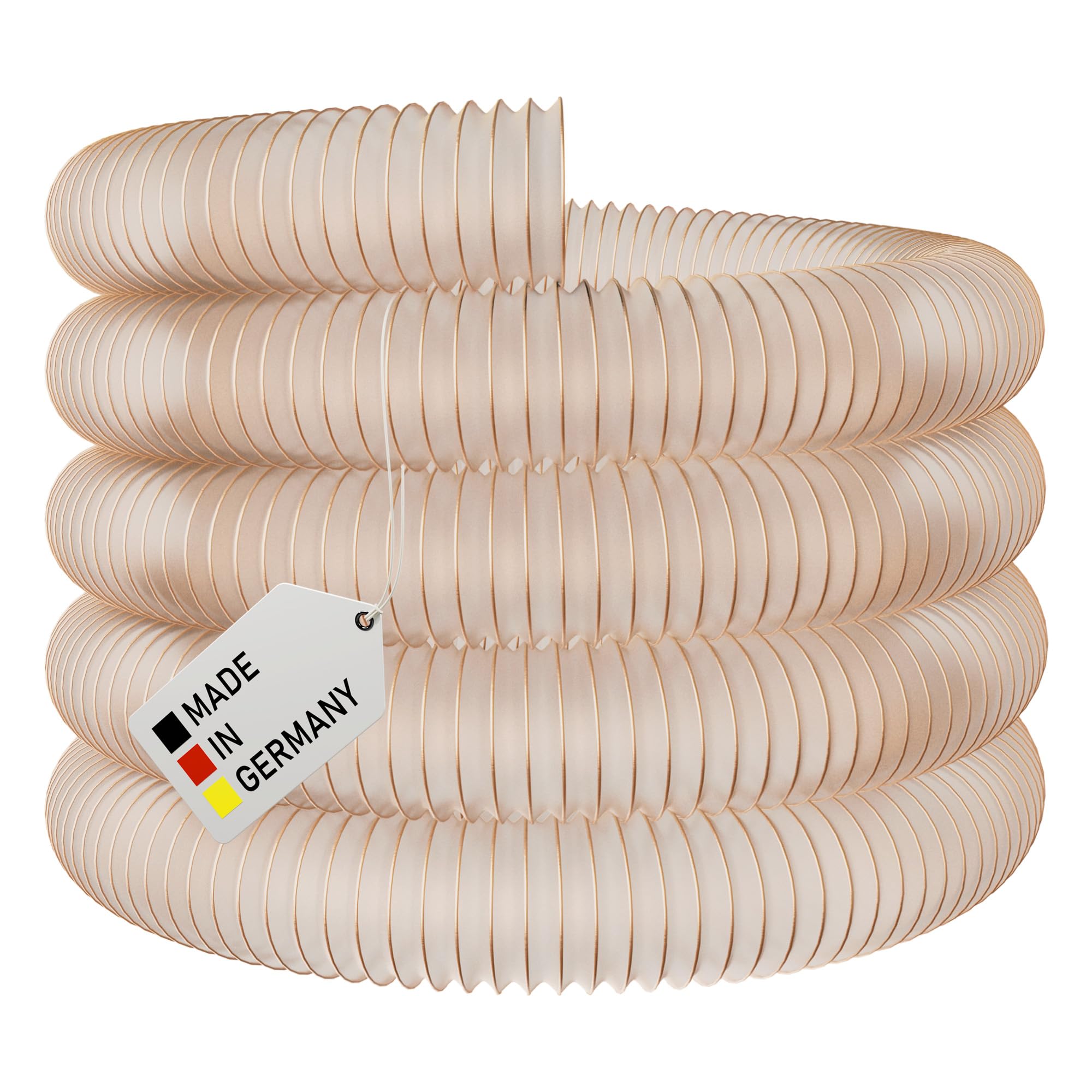 AWM Absaugschlauch Ø 150 mm transparent 0,4 mm Spiralschlauch schwer entflammbar Flexschlauch 10 Meter