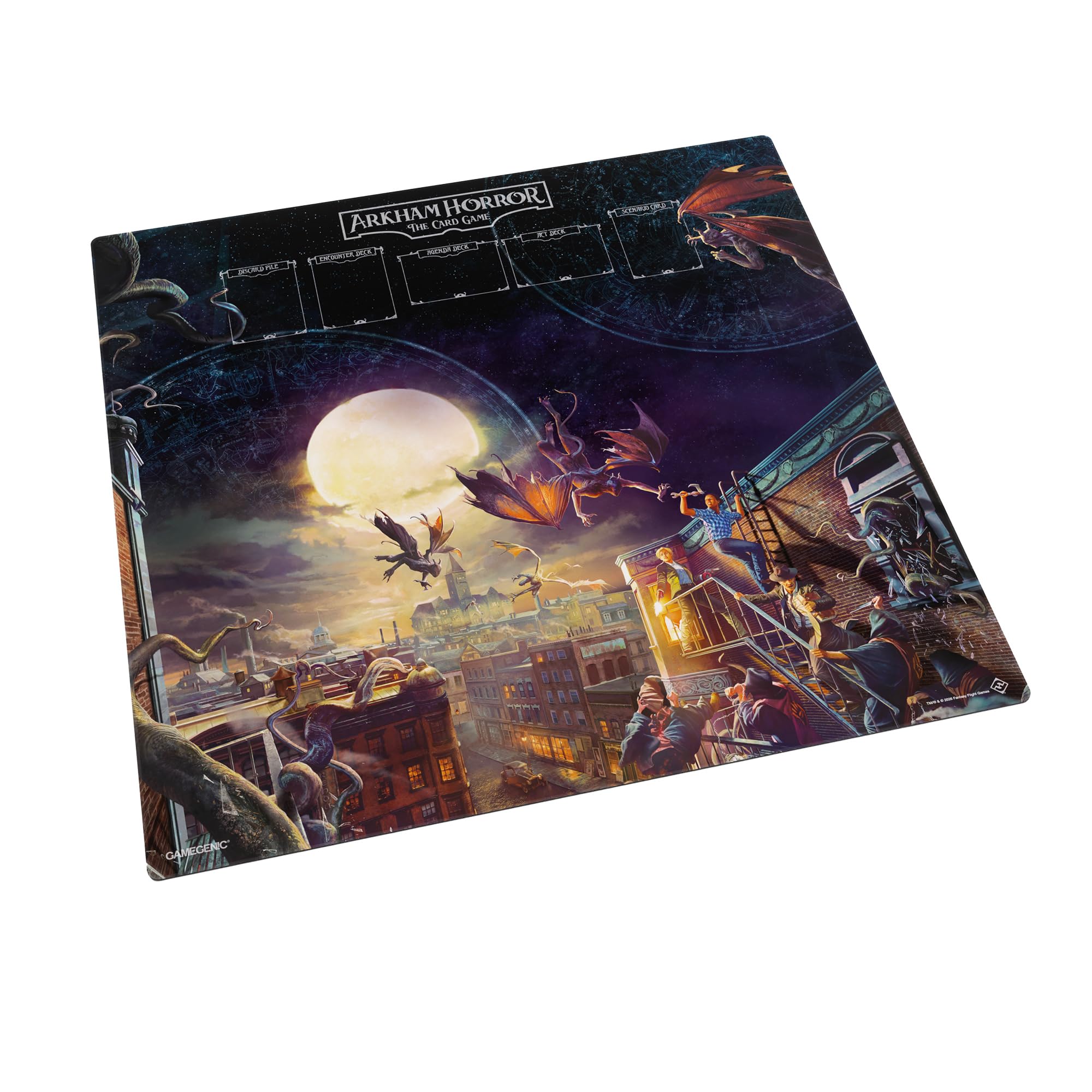 Gamegenic - Arkham Horror: mata do gry w centrum gier 70 x 70 cm