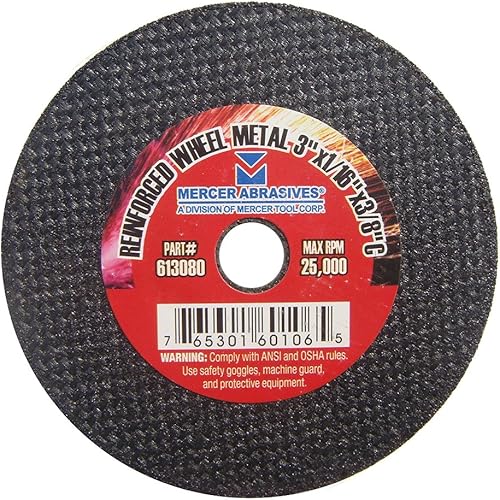Mercer Industries Rueda de corte de metal