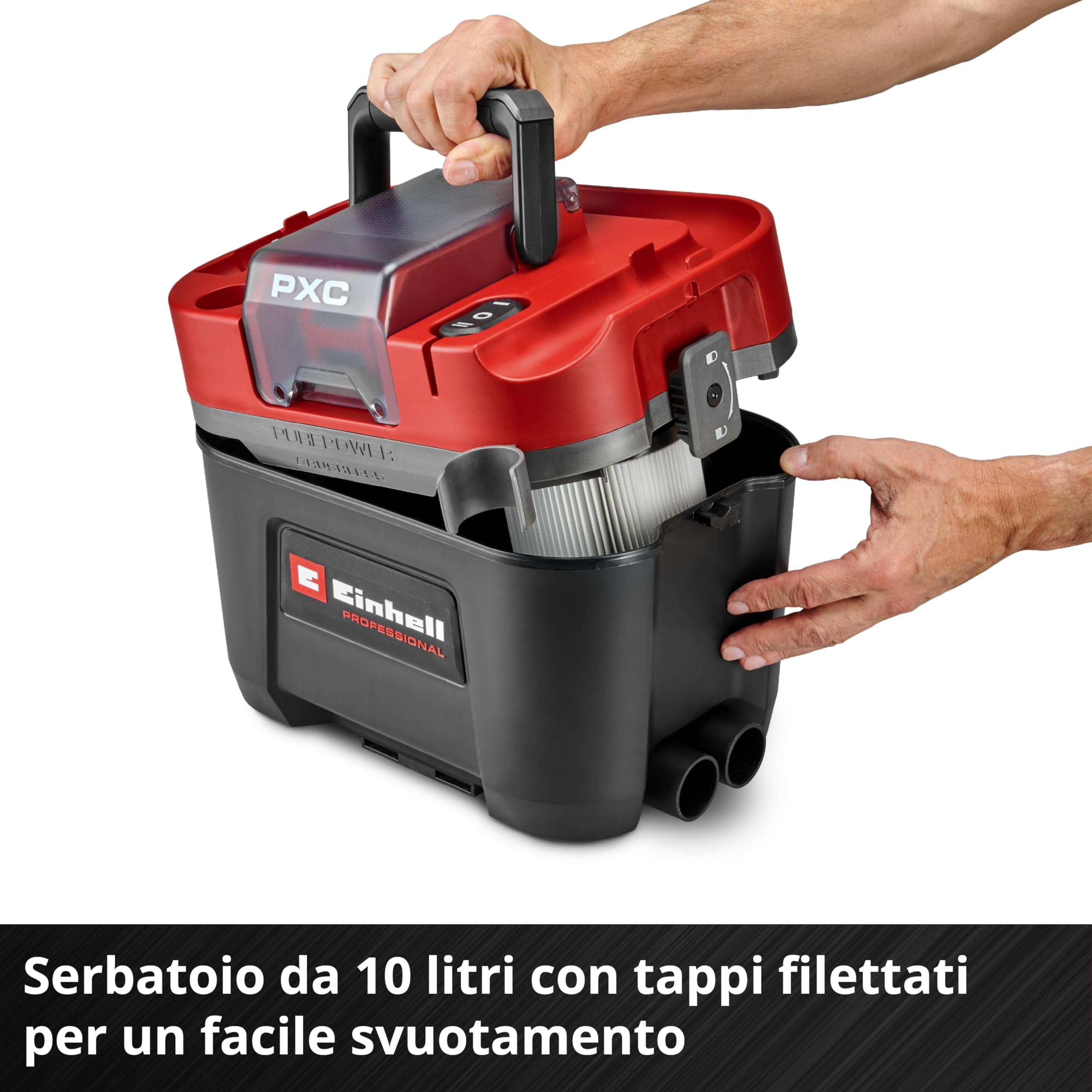einhell bidone aspira solidi e liquidi multicolore Bidone aspiratutto Einhell TC-VC 18/15 Li S funzione soffiante main image 1