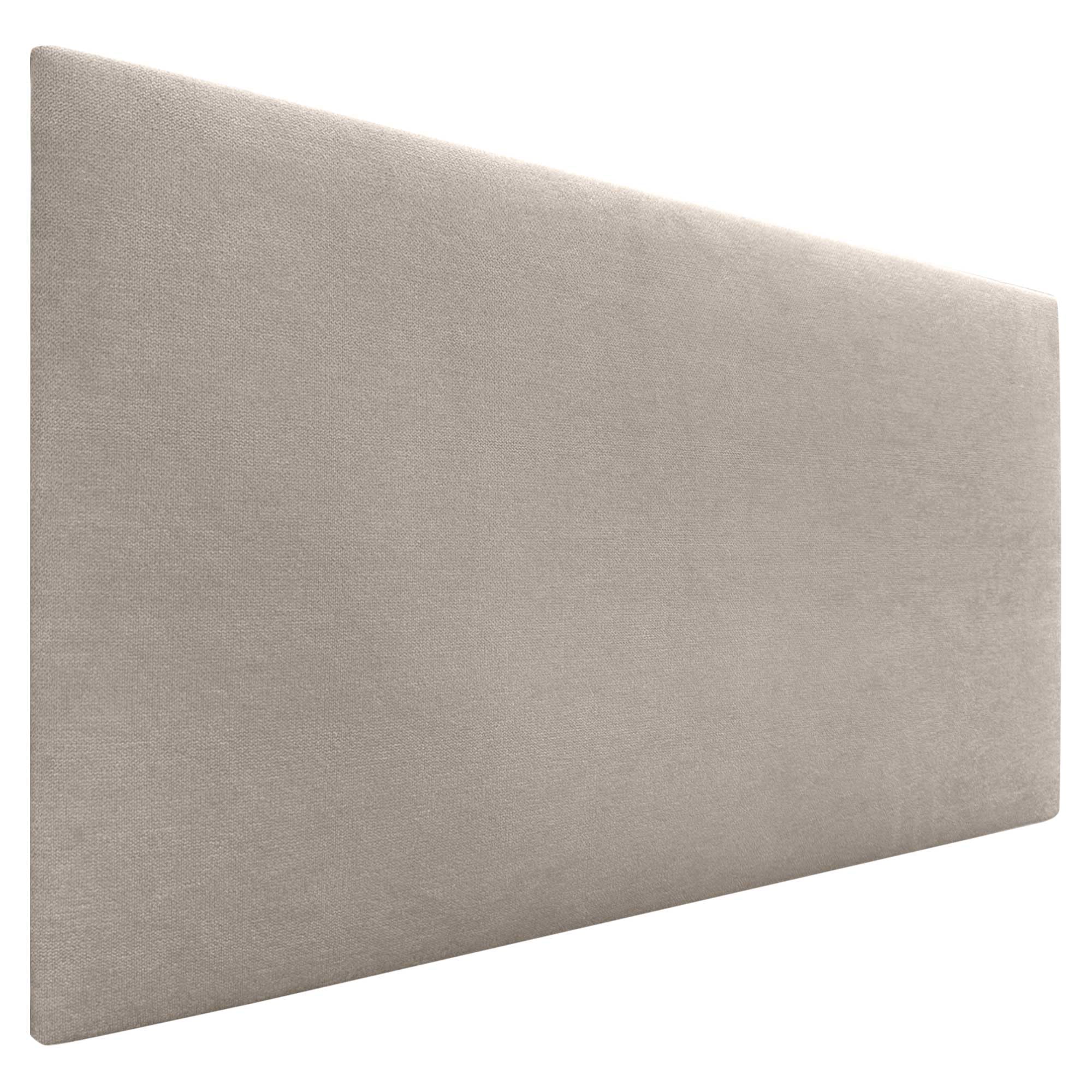 DHOME AQUALINE Leatherette or Fabric Headboard Smooth Headboards Upholstered Headboard Luxury Bed (Beige Fabric, 110 cm (80/90/105 Beds))