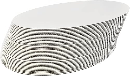 Miniatura 9 de ONEMORE [35 piezas] Tabla redonda para tartas de 12 pulgadas, desechable, base circular para tartas, base redonda revestida de 12 pulgadas, paquete