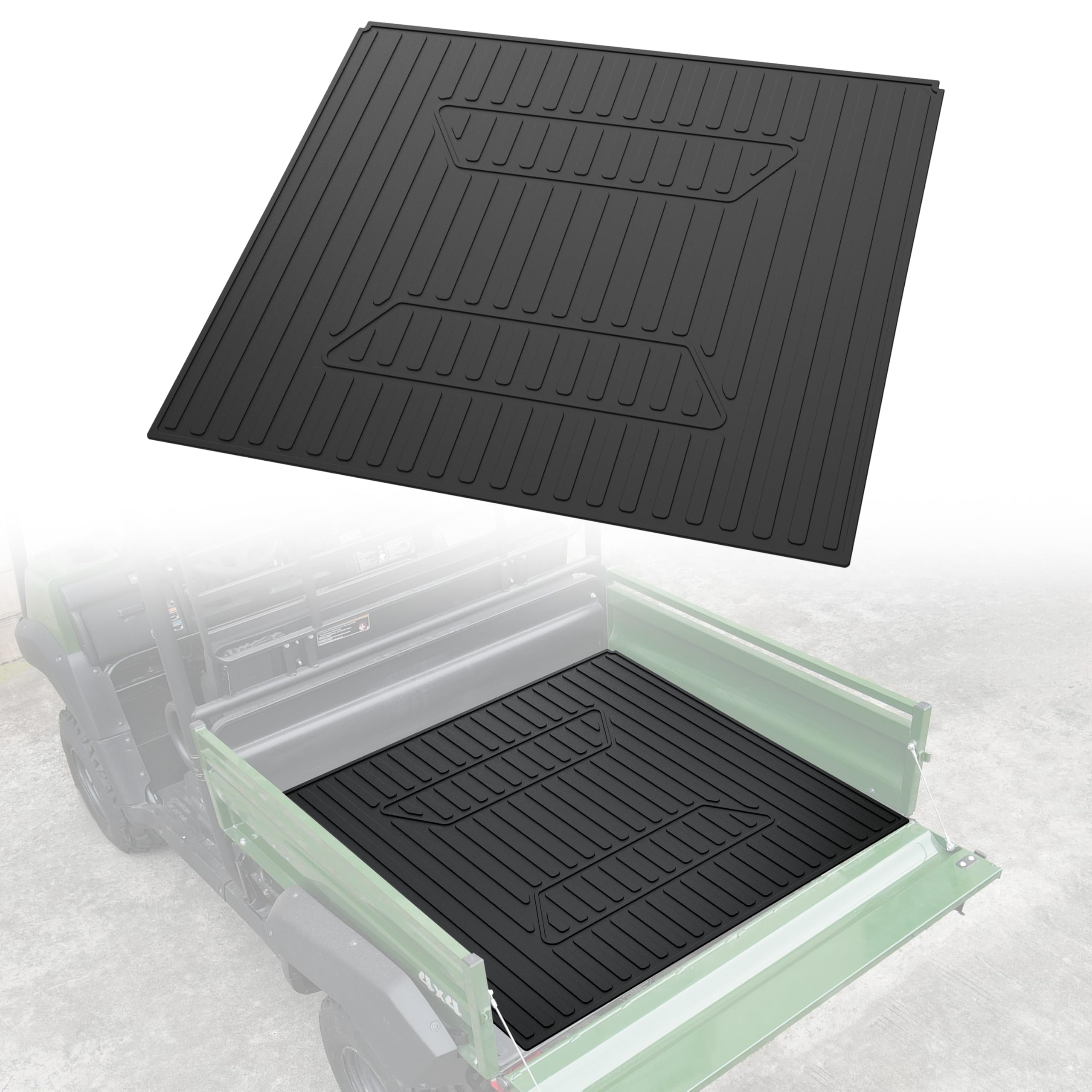 Amazon.com: SLORIMOD Cargo Bed Mat for Kawasaki Mule 90-25, TPE