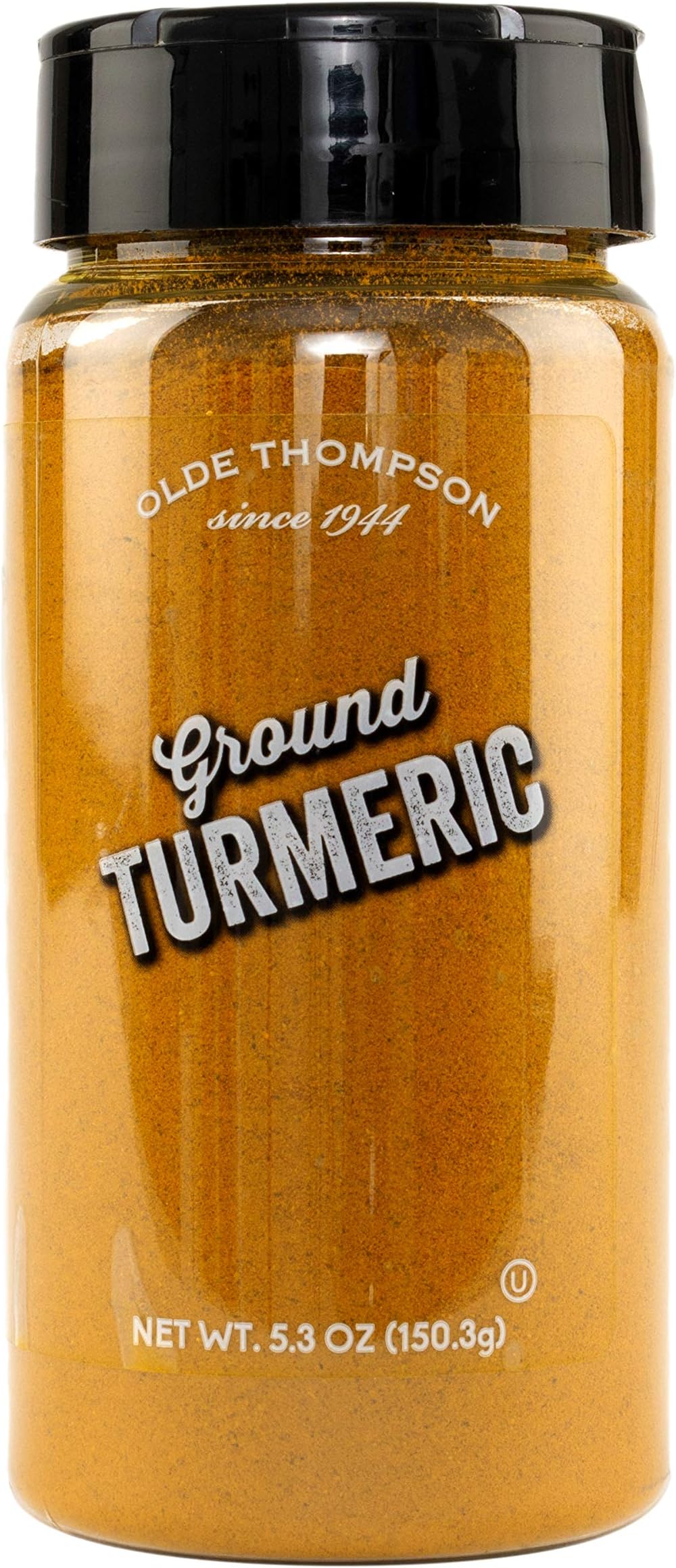 Olde Thompson Ground Turmeric, 5.3oz - Must have Kitchen Essential, Pantry or Spice Rack Necessity, Great for Fish, Poultry, Meat, Smoothies and Indian Dishes, Perfect for Cooking and Grilling